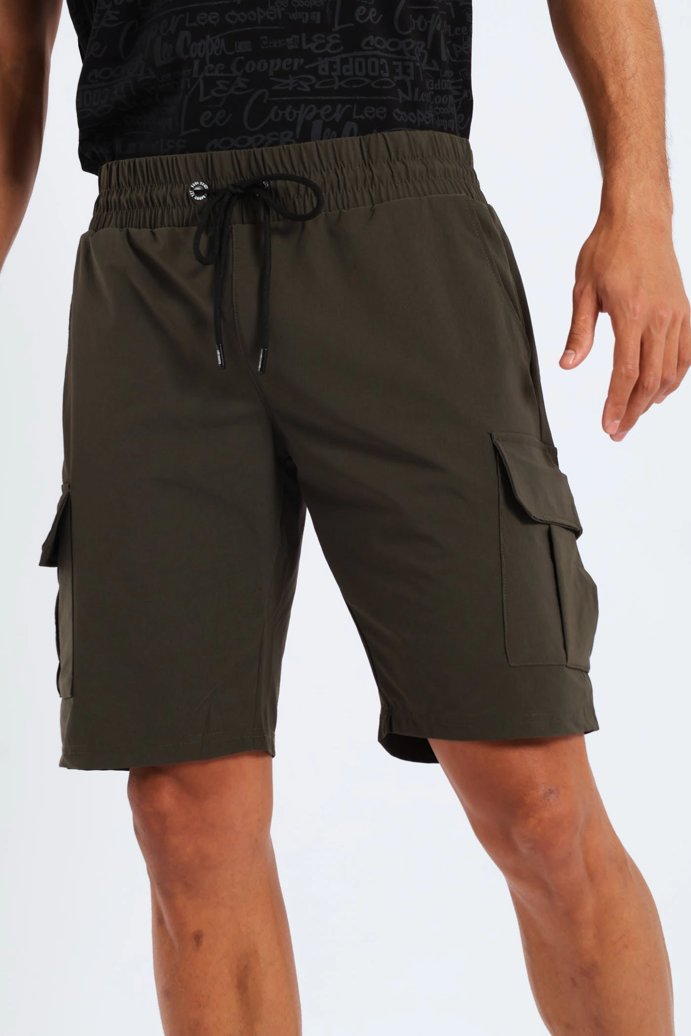 Dimitri Short - Olive Ethical production tie-dye look Athletic Shorts