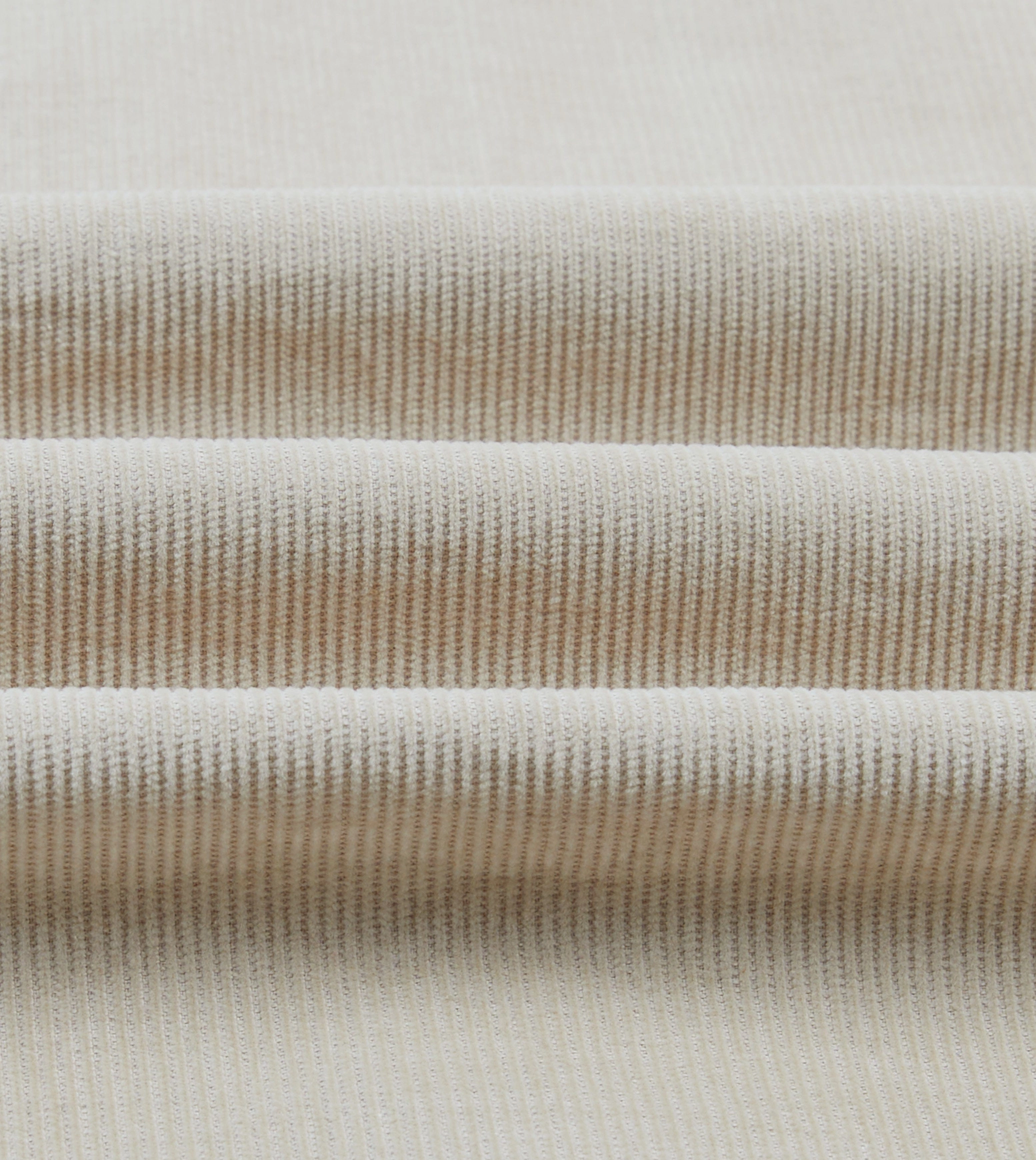 Ecru Corduroy Two-Pocket Western Shirt ethical fashion Formal Elegance