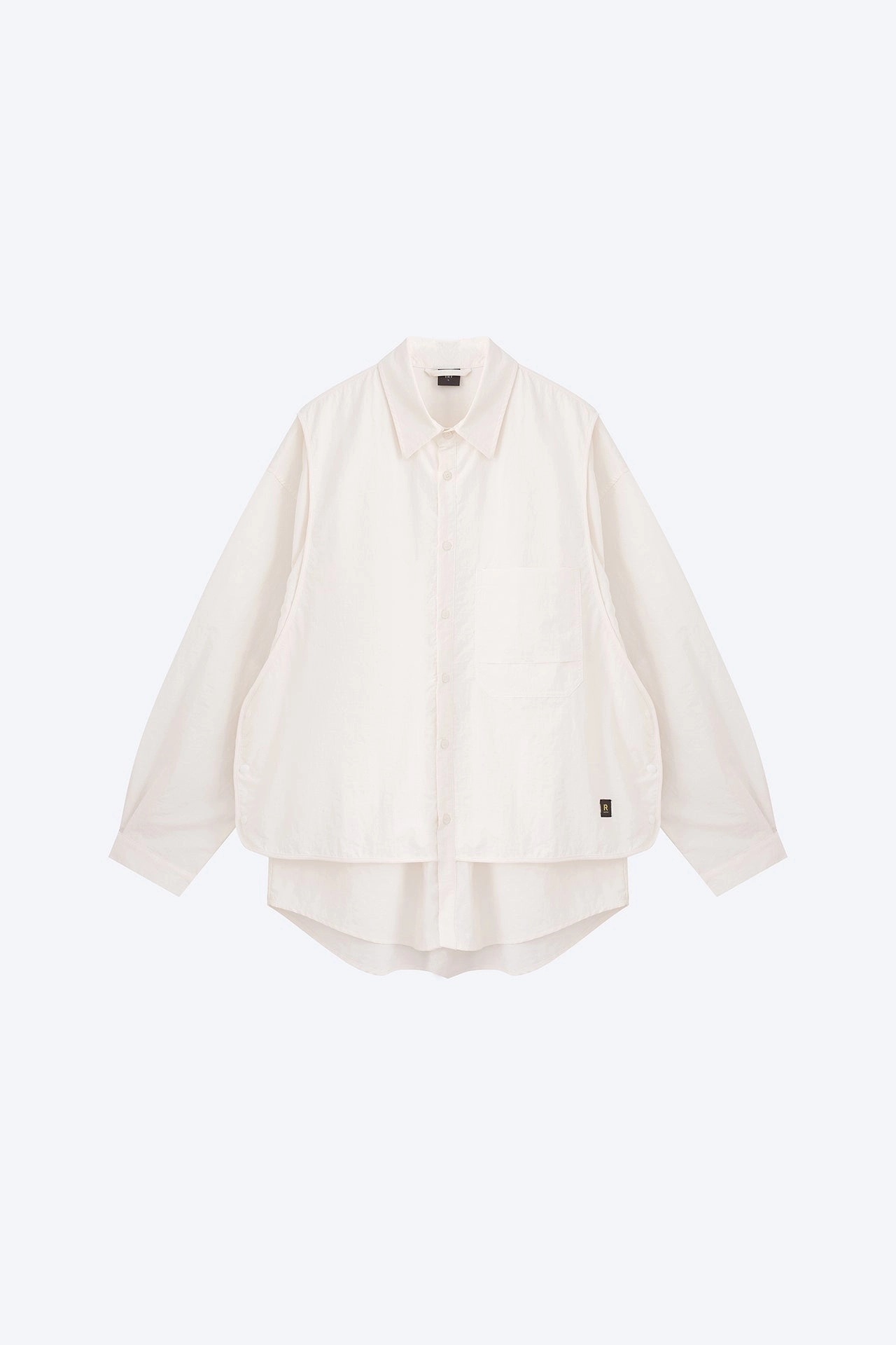 BreathableMeshLining Double Vest and Long Sleeve Shirt - White [AT]