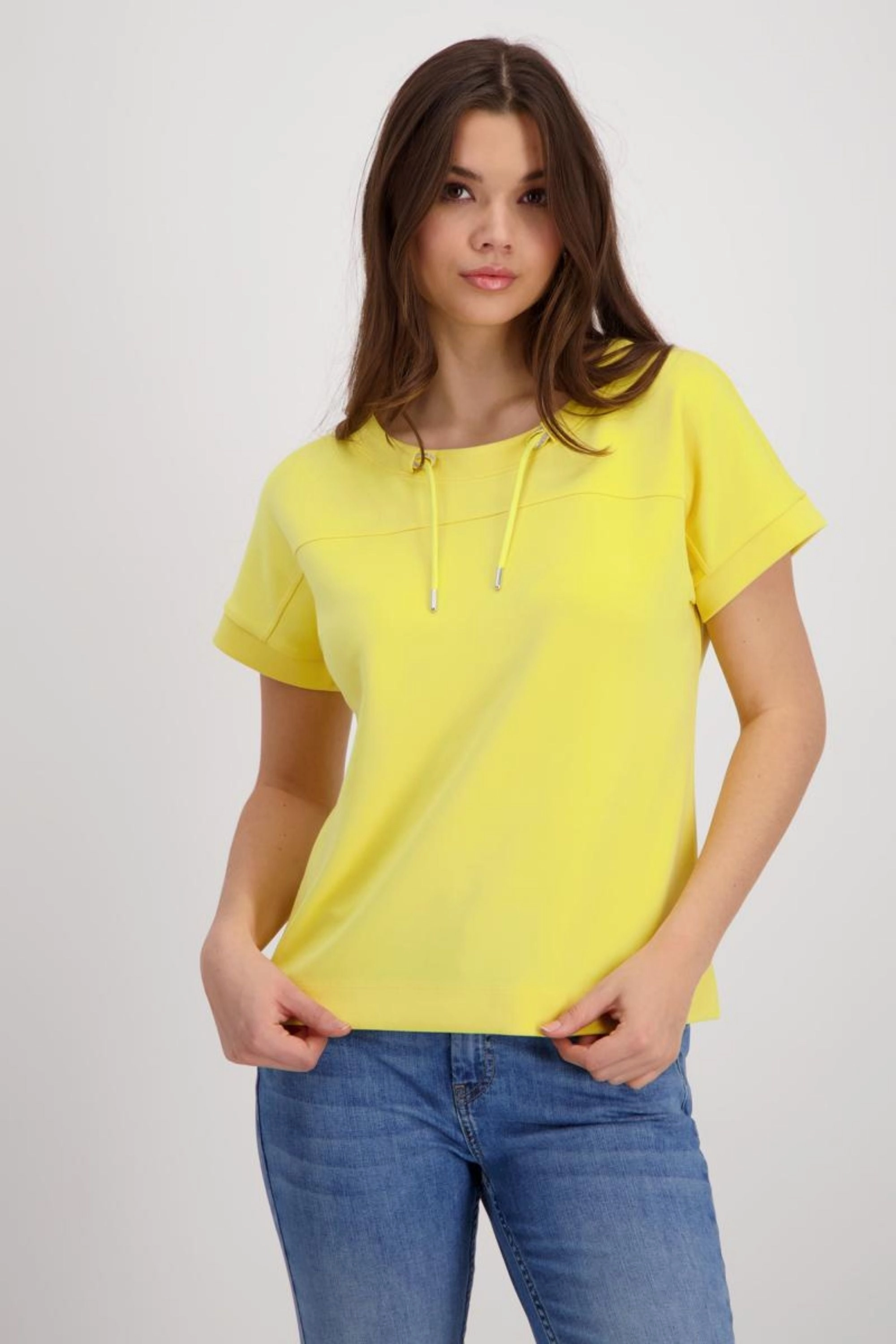 DRAWSTRING TEE - 408348MNR Fun and Relaxed Sporty Look