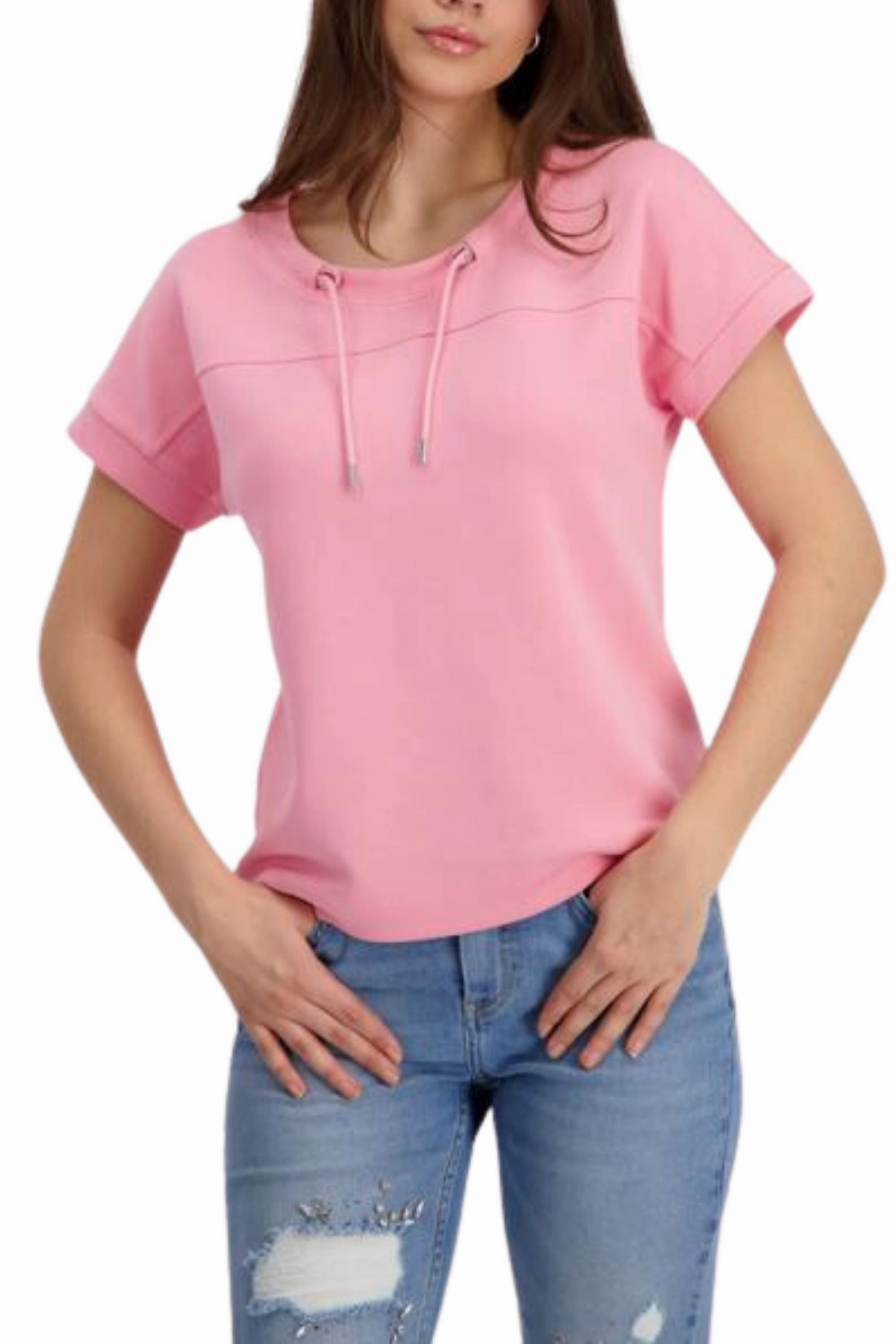 Versatile Piece DRAWSTRING TEE - 408348MNR