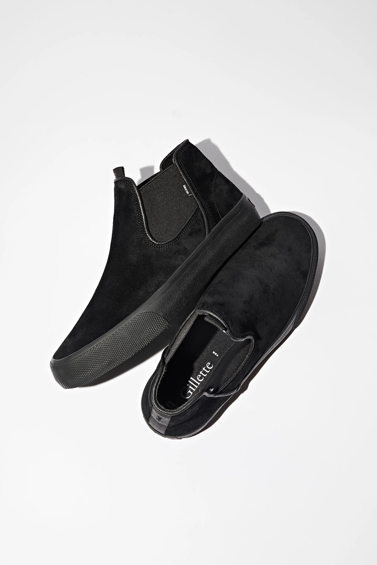Dover - Black Suede/Gillette - Shoes High Shaft Comfort Backing