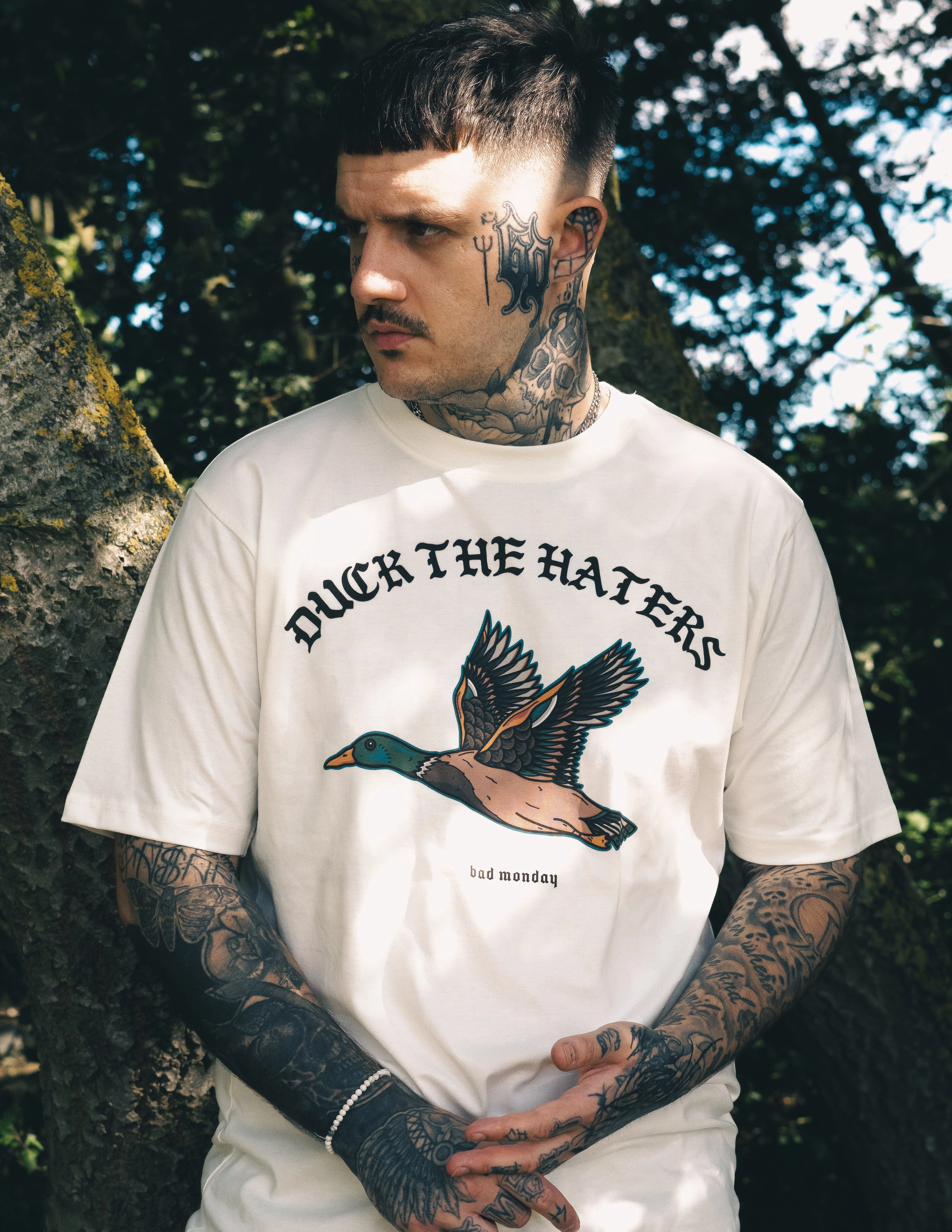 Duck The Haters Tee / Front Print StaticResistant Material
