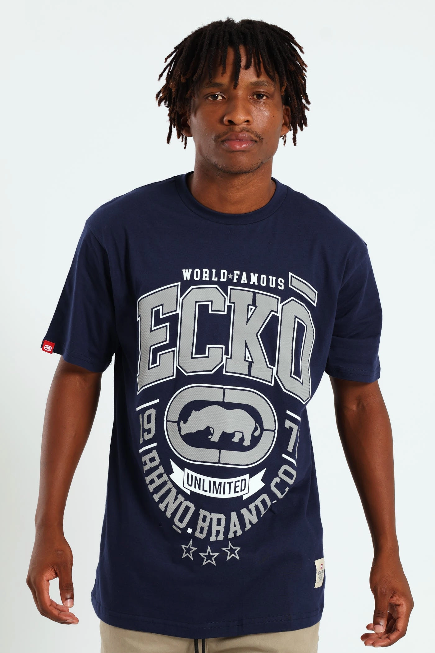 Rhino Brand Tee - Navy Prom