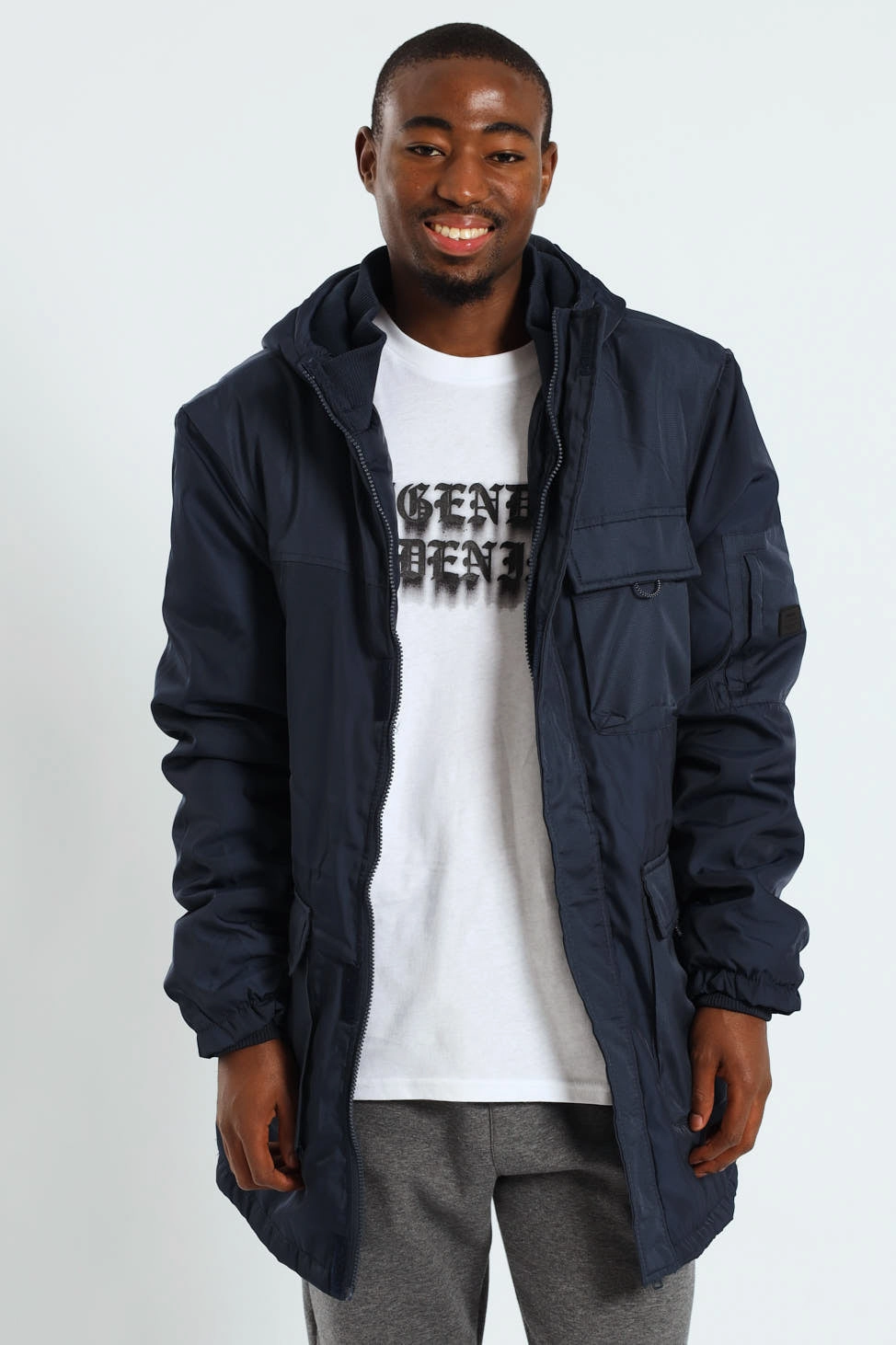 Utility Parka Jacket - Navy Thermo Regulating