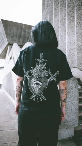 3 of Swords Tee BondedShoulderTaping Airflow Ventilation Zones