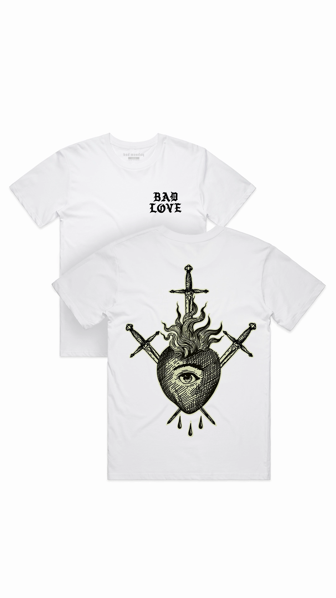 Relaxed Silhouette 3 of Swords Tee