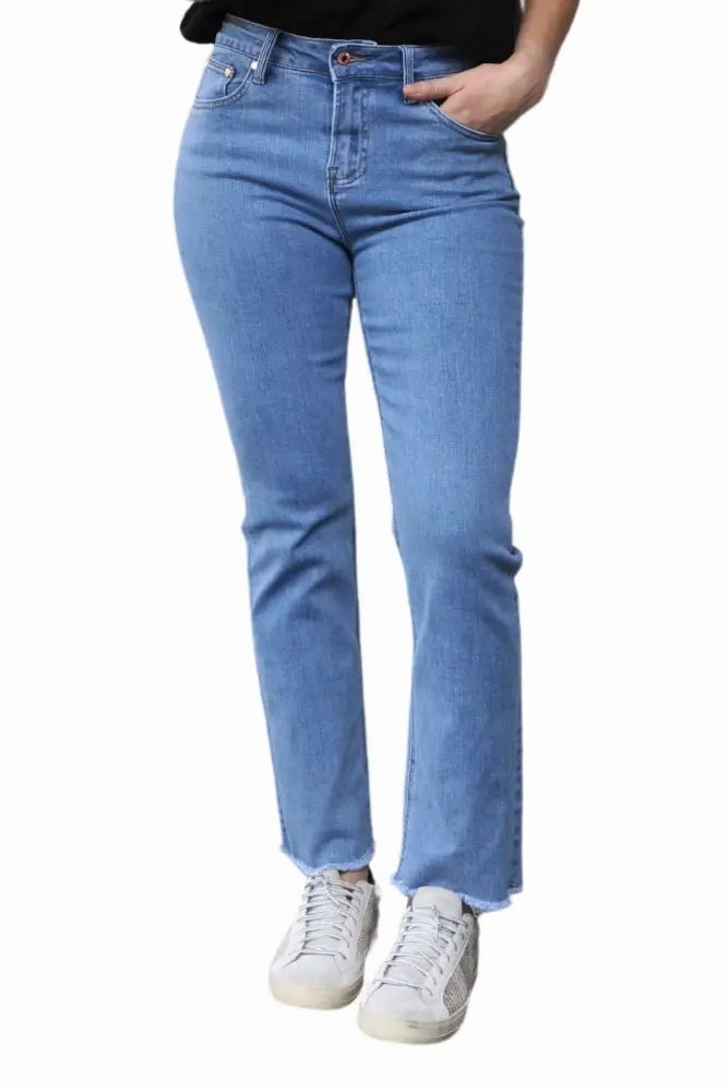 Festival Outfit Affordable Sunny Vibes VACAY JEAN - KAW240052