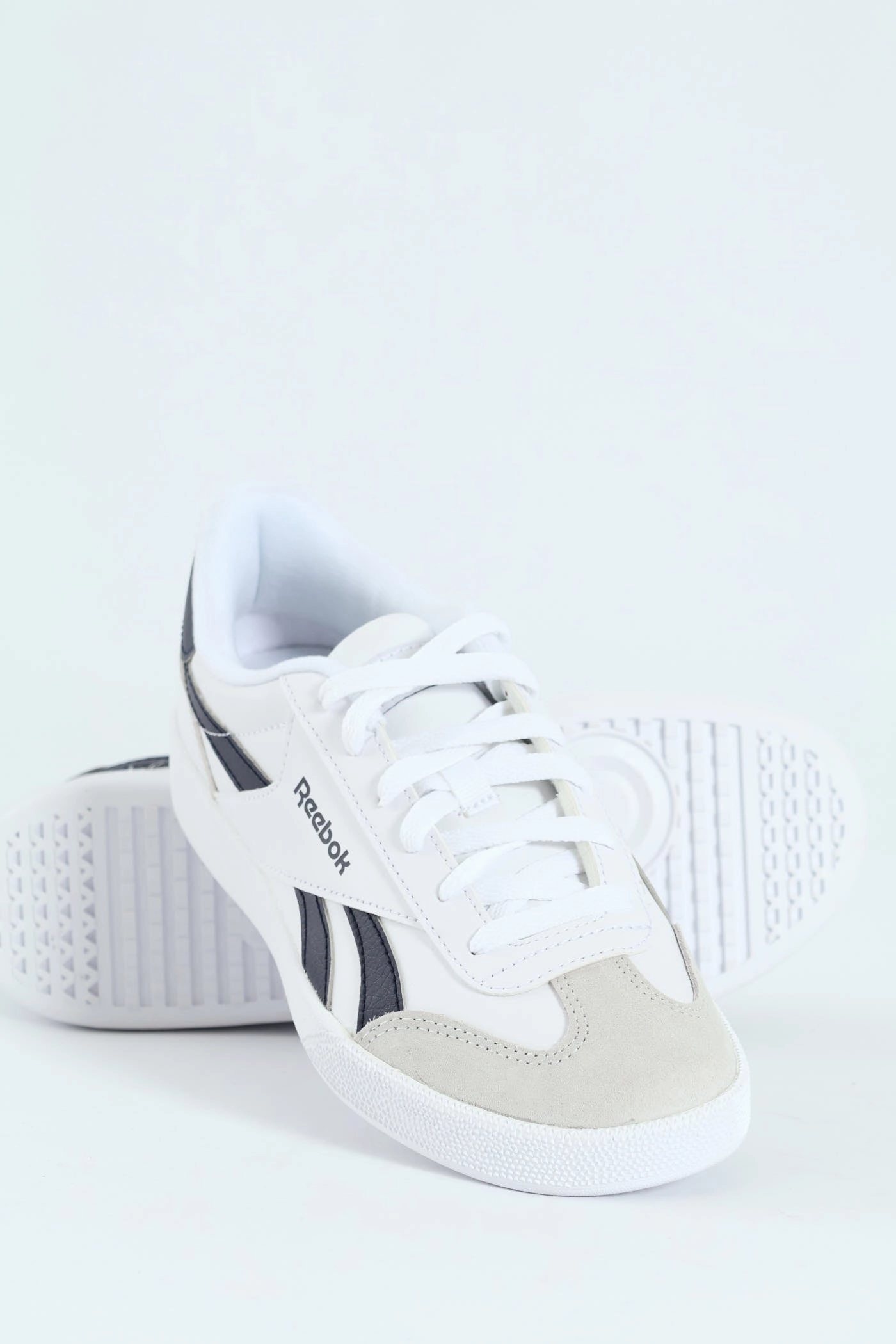 Performance Oriented Smash Edge Sneaker - White/Navy
