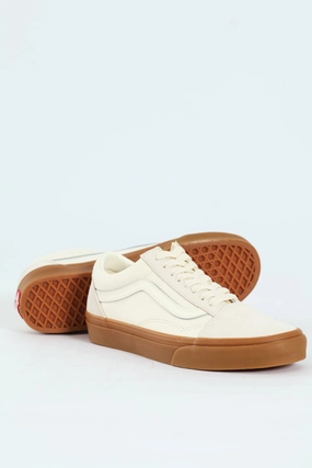 composite material Old Skool Vulcanised Lace Up Sneaker With Gum Sole - Off White