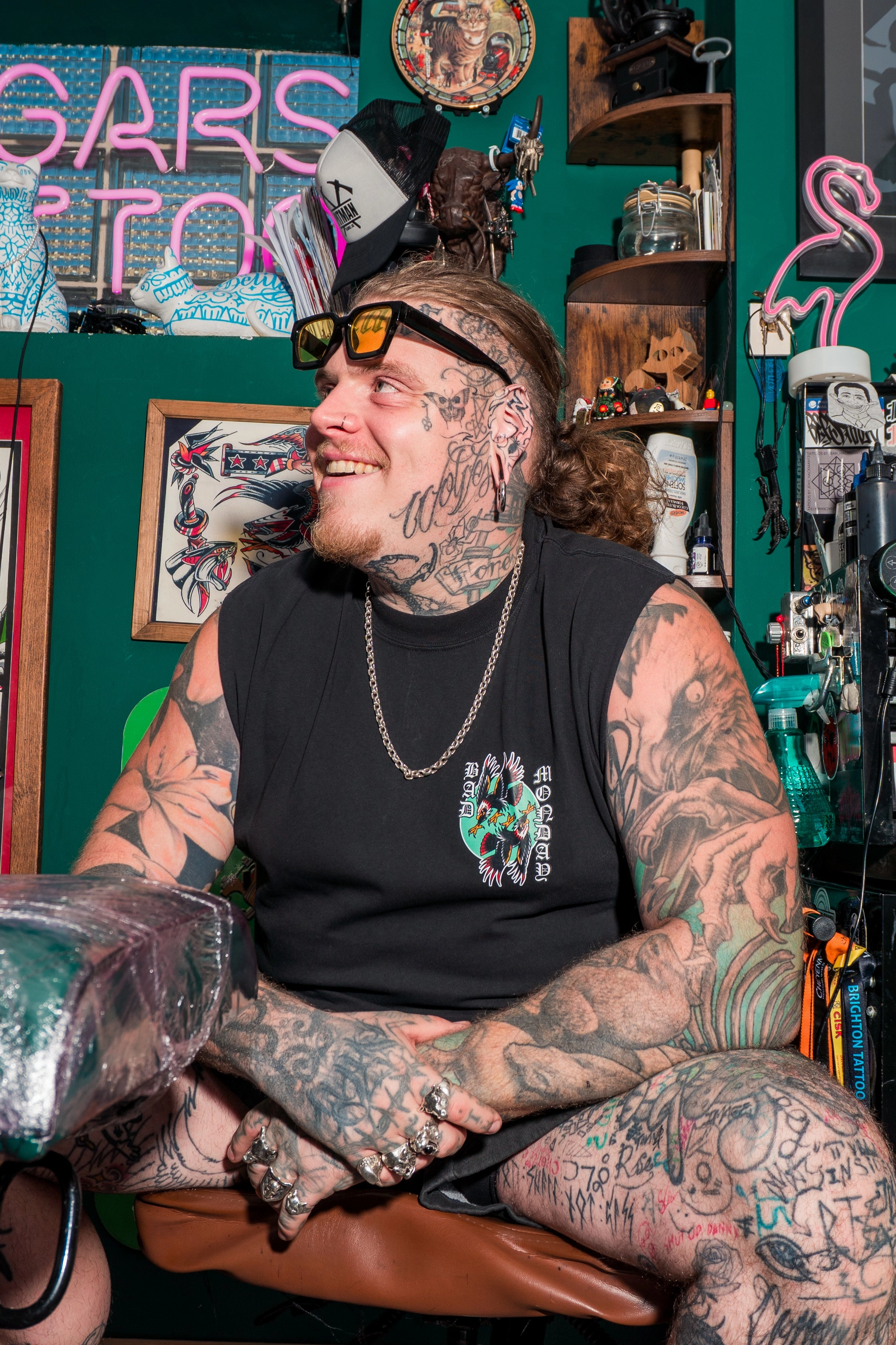 Hypoallergenic Inner Layer Summer Wardrobe Eagles Heavy Vest / Faded Black