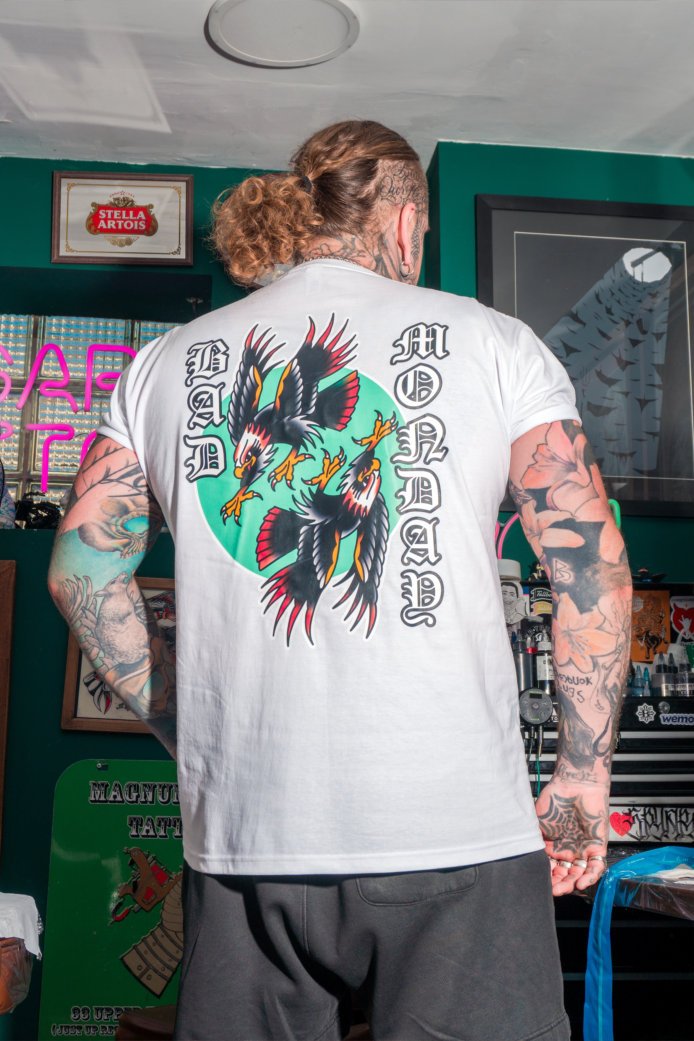 Airflow Mesh Panel Warm Fabric Eagles Tee