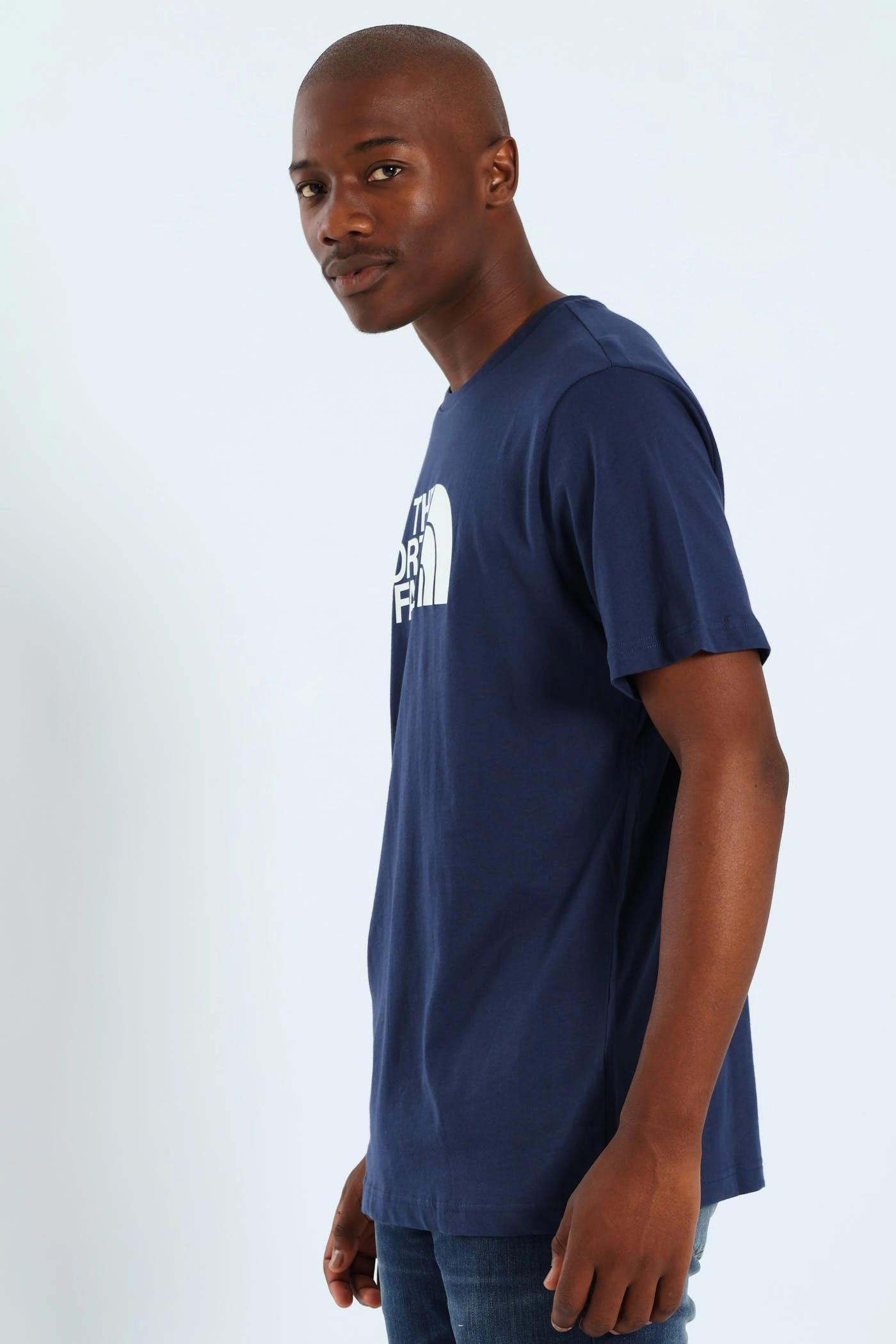 Short Sleeve Easy Tee - Navy Modern Wear