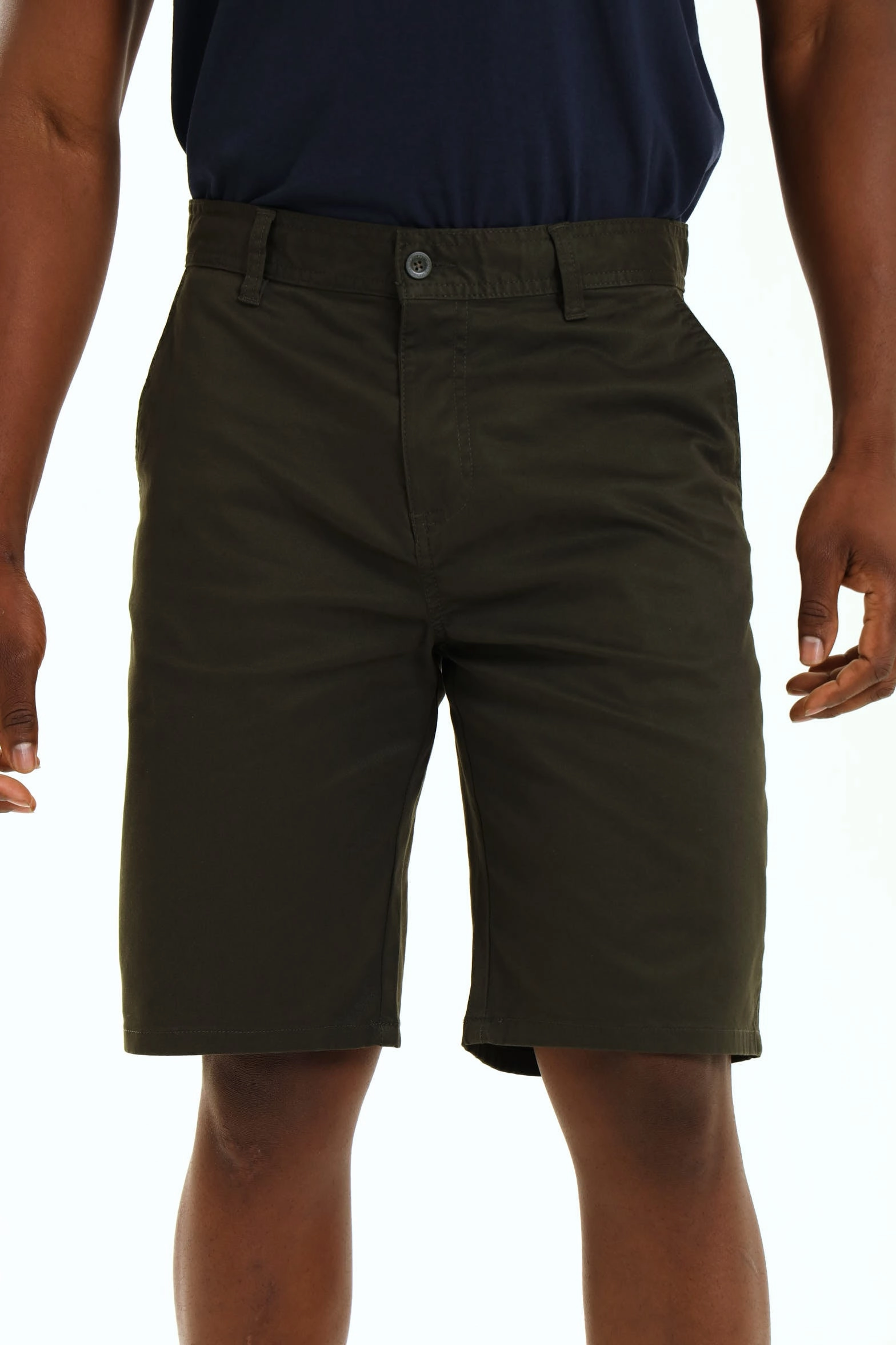 Easy Adjust Plain Chino Short - Fatigue Multi Pocket Design