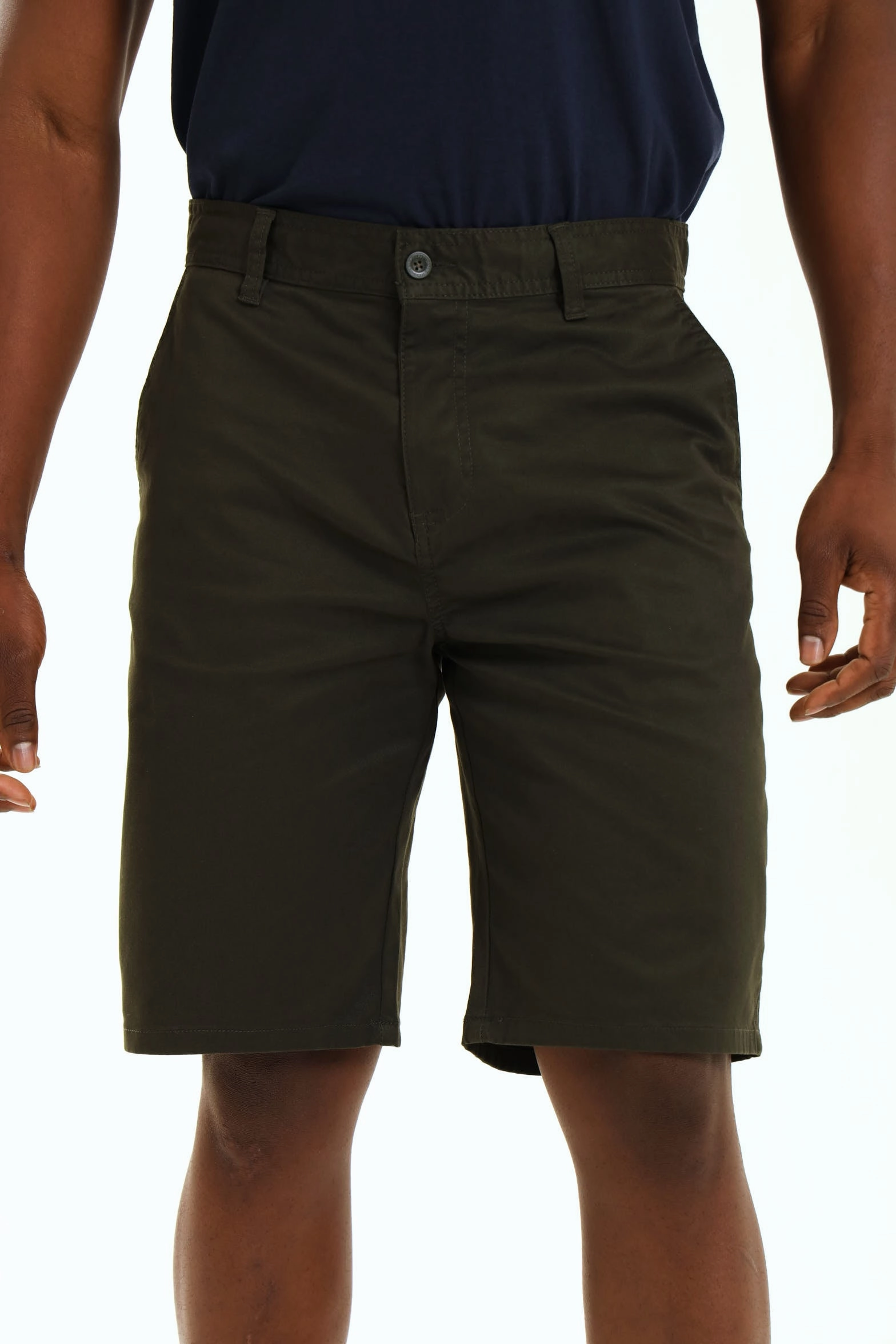 Easy Adjust Plain Chino Short - Fatigue athletic clothing
