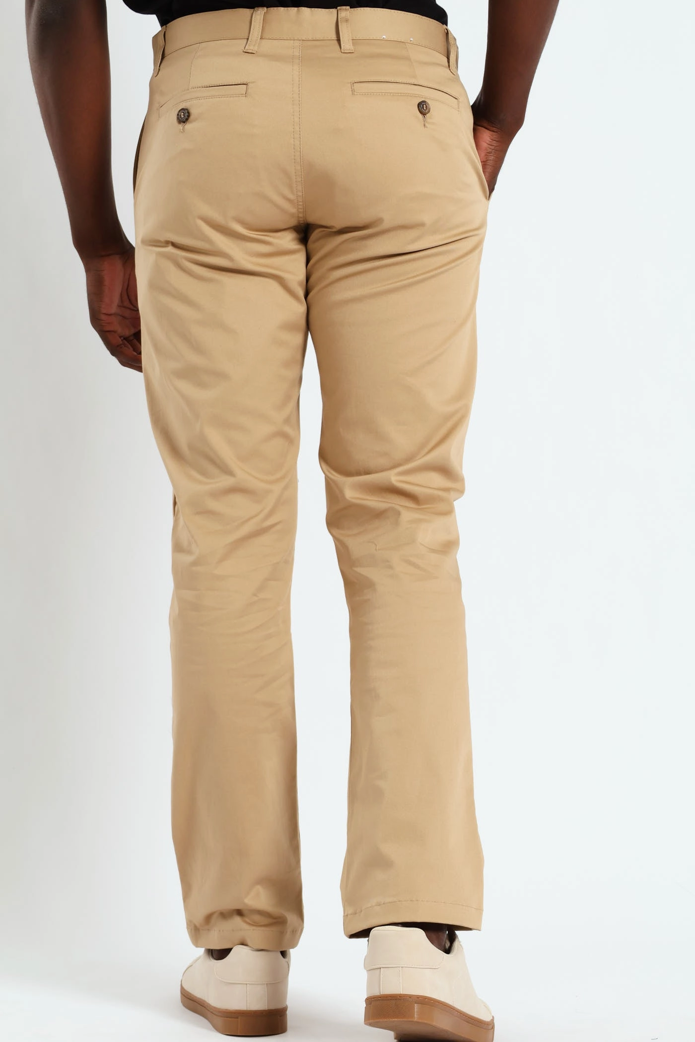 Stay Flexible Milan Straight Leg Chino - Khaki