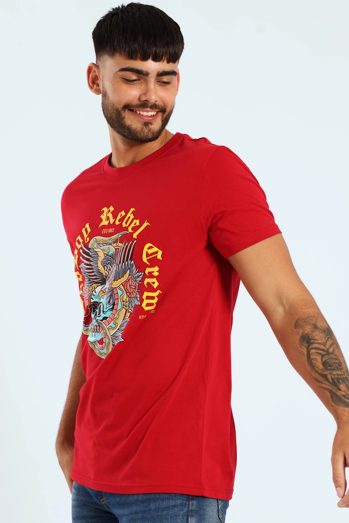 Chilly Day Essentials Rebel Tee - Red
