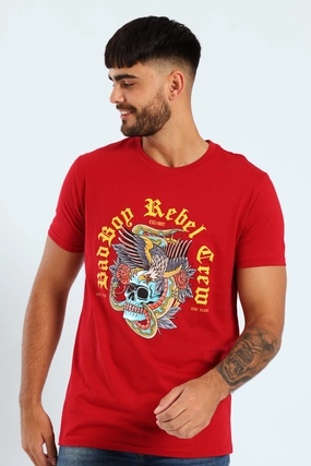 Effortless Look Rebel Tee - Red