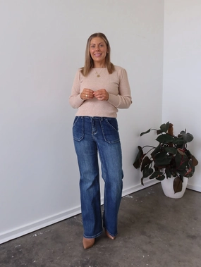 Dallas Jeans Fit Focus Crisp Look