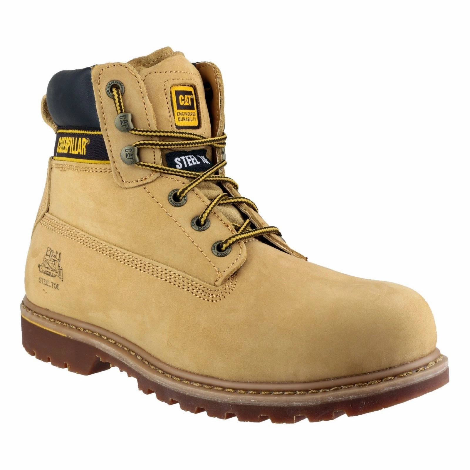Caterpillar Holton S3 Safety Boot Side Zip Minimalist Look