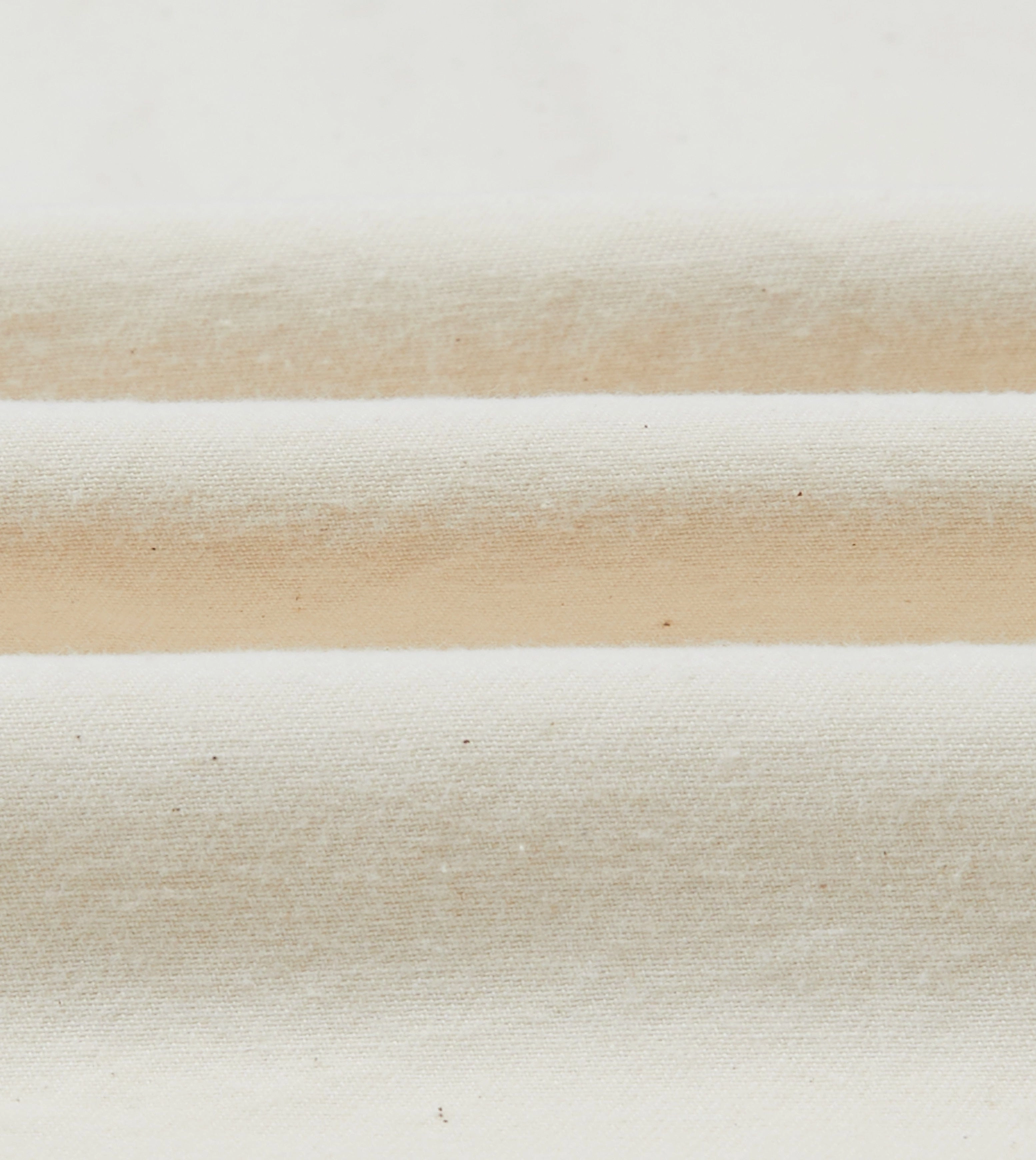 Ecru Cotton Twill Smock Unique Design