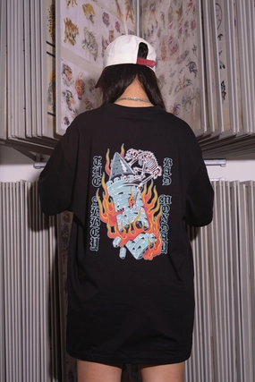 Hidden Button Placket The Abbey Tee