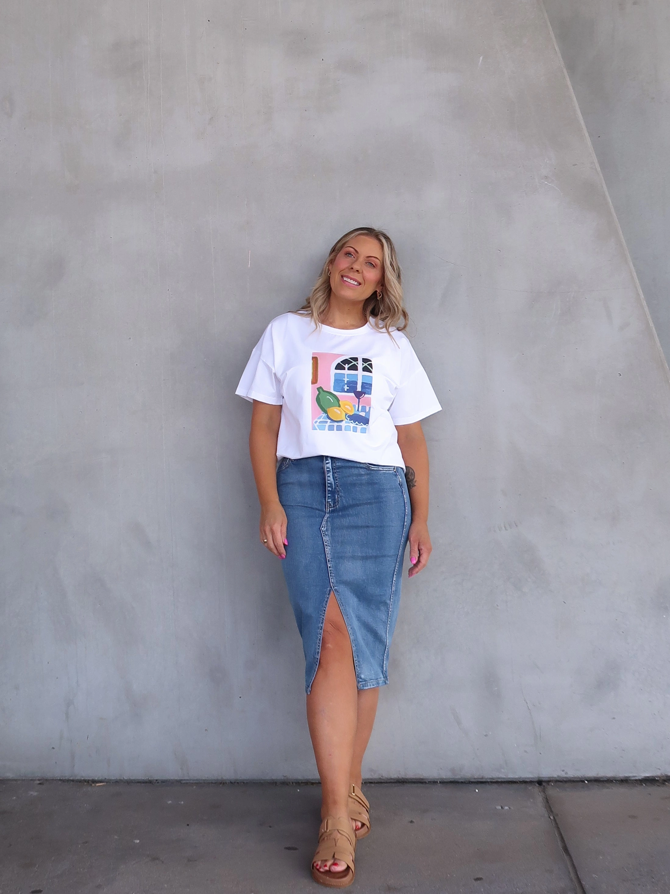 All Occasion Mix Culture Alora Denim Skirt