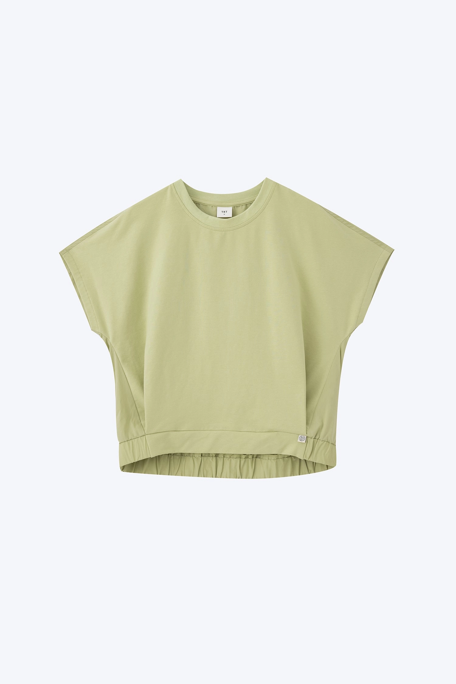 Double Stitched Seams Sustainable production Elasticised Hem Tee - Melon