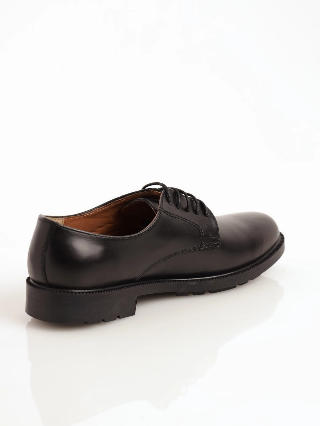 Neutral palette Men's Chunky Sole Penny Moccasin Shoe - Black