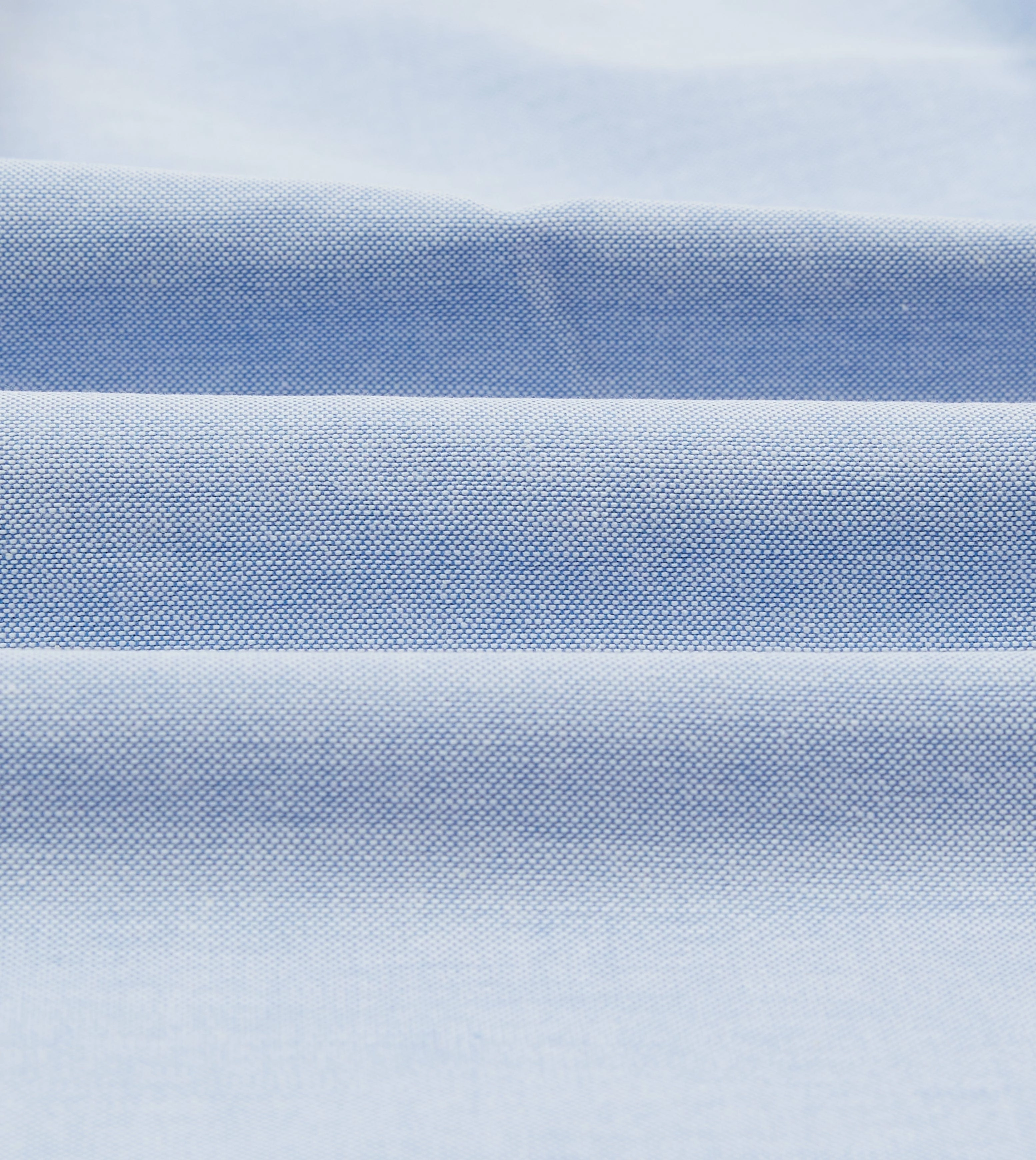 Tailored Style Trendy designs Ice Blue Cotton Oxford Cloth Button-Down Shirt