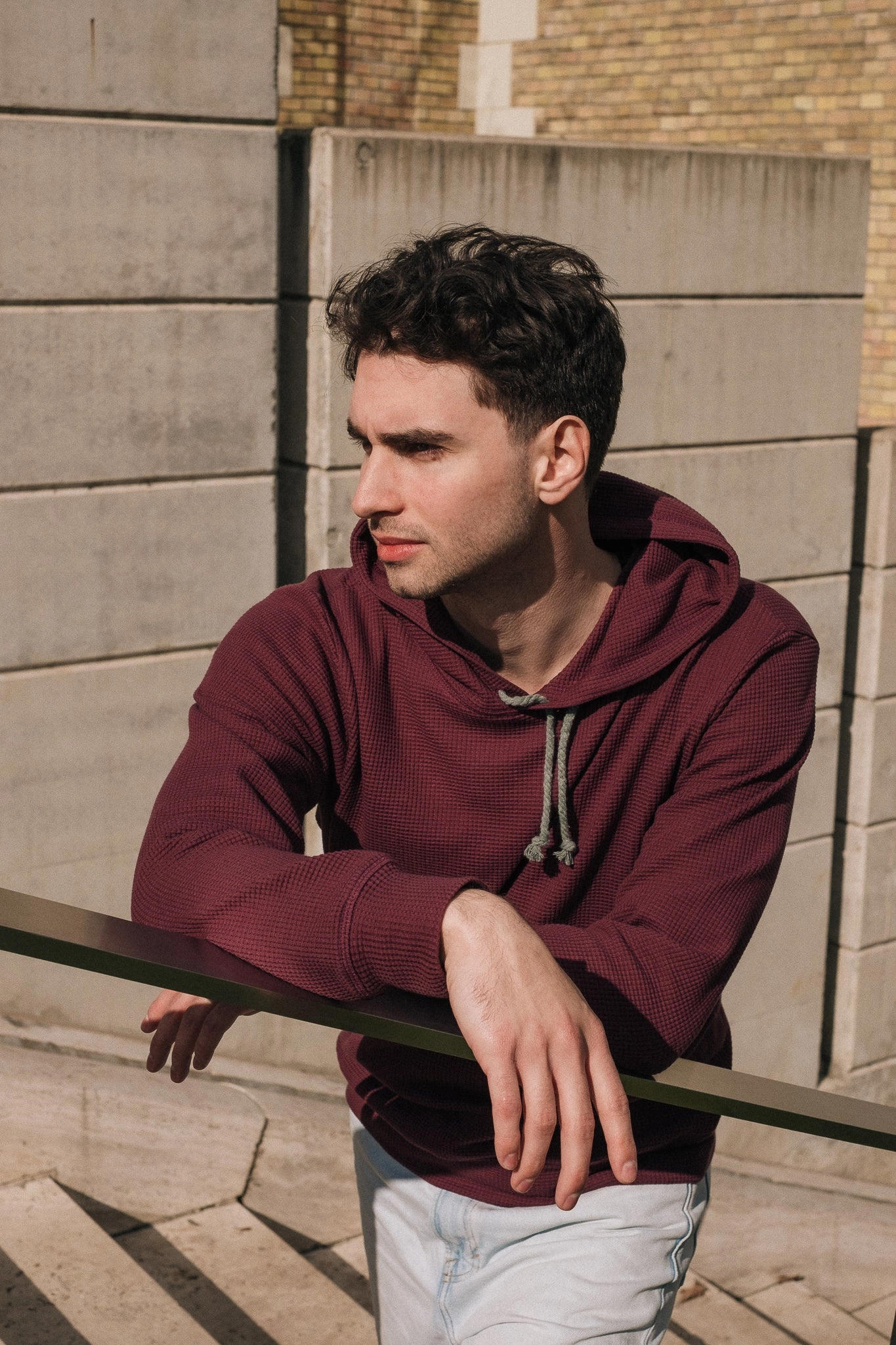 HIVE HOODIE / PLUM Soft Touch