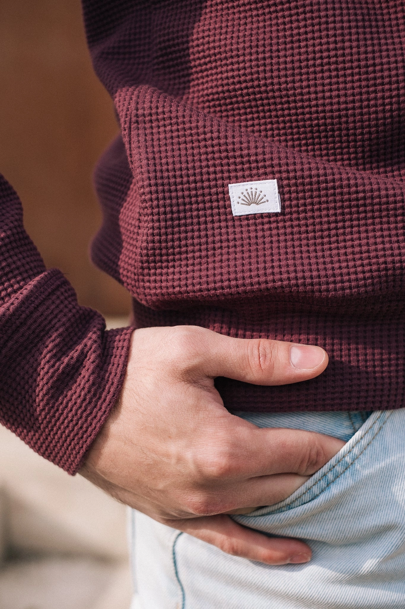 HIVE HOODIE / PLUM Graphic Design nautical print