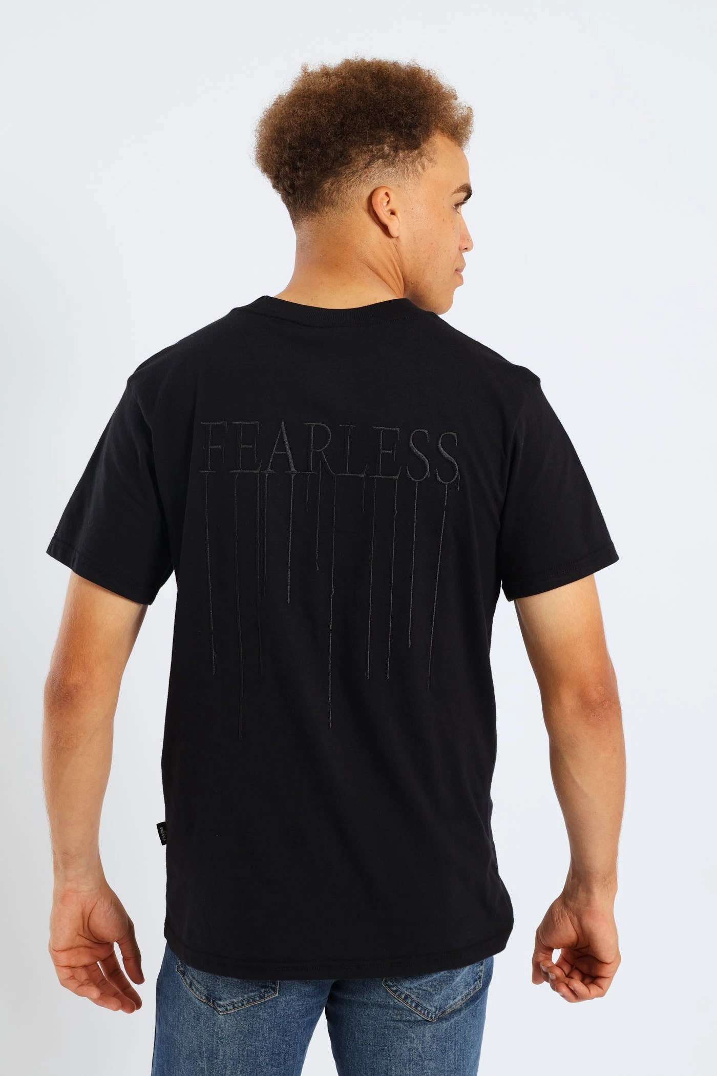 Embroidery Tee - Black Long Sleeve Active Look