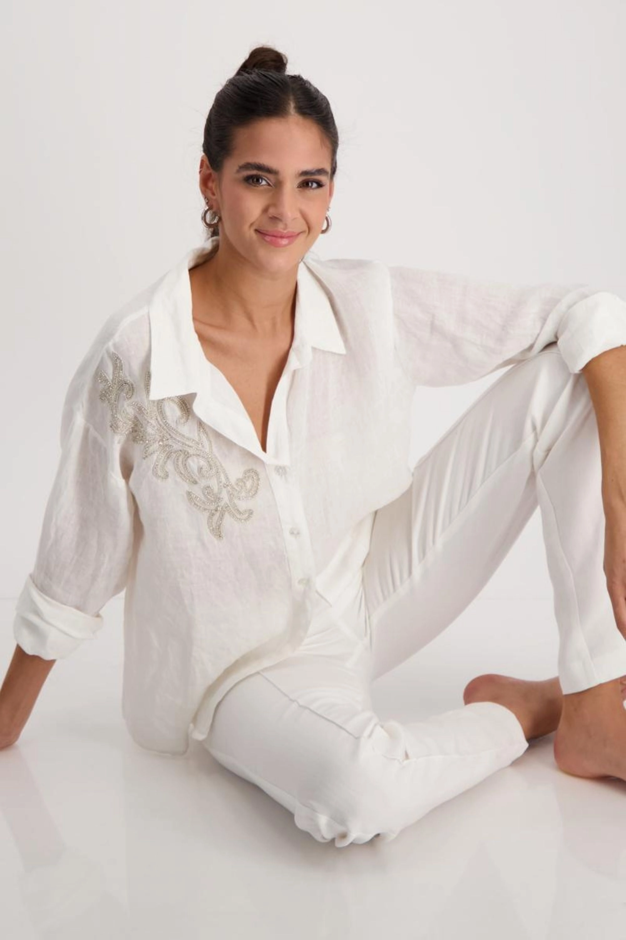 Modern Street LINEN BLOUSE - 408982MNR