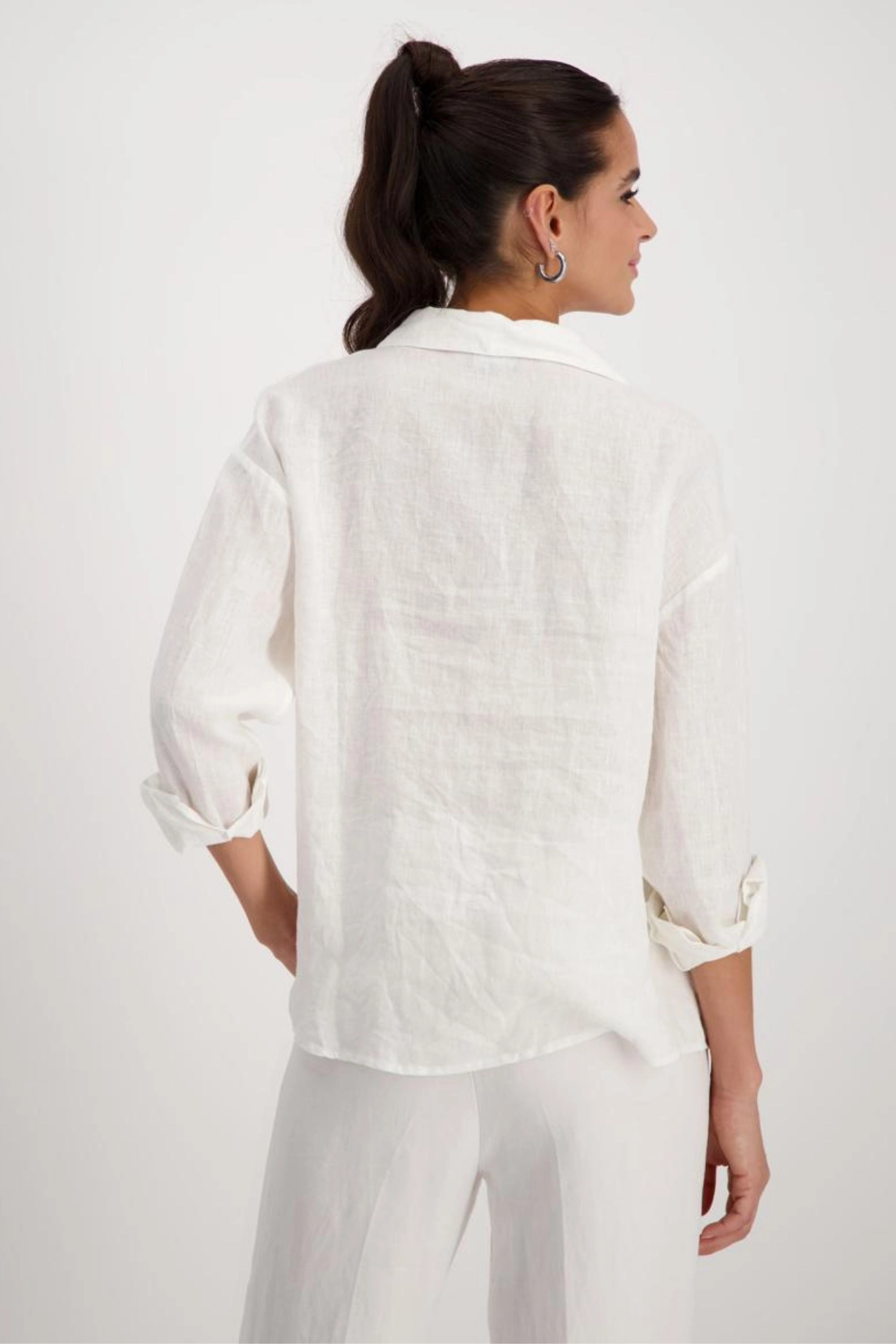 Durable Fabric LINEN BLOUSE - 408982MNR