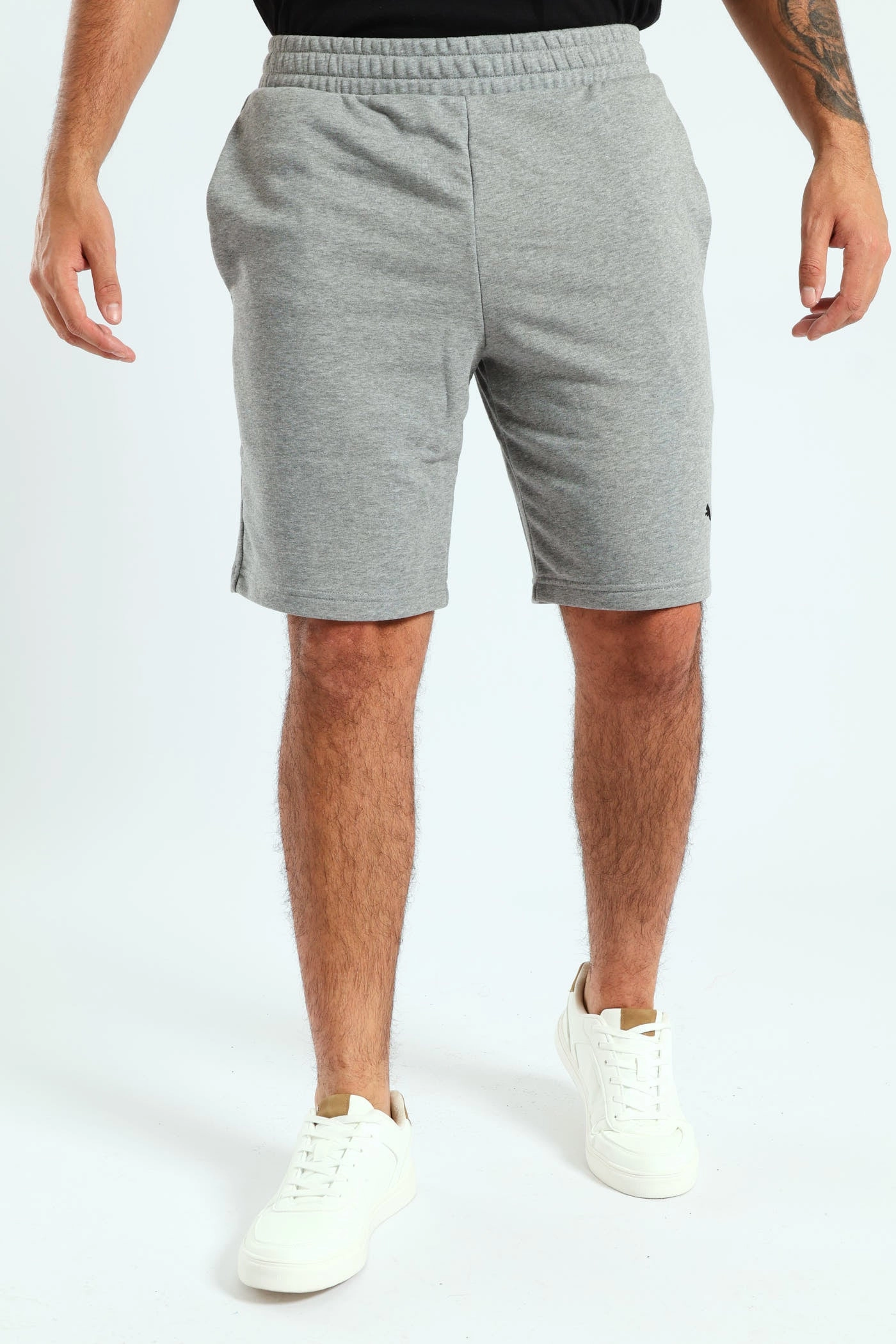 Essential 10" Shorts - Grey Melange Beachwear Basic Stretch