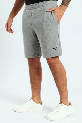 Essential 10" Shorts - Grey Melange Beachwear Stretch Layers Simple Cut