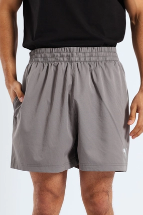 Essential 5" Woven Shorts - Grey Flexi wear Active Lifestyle