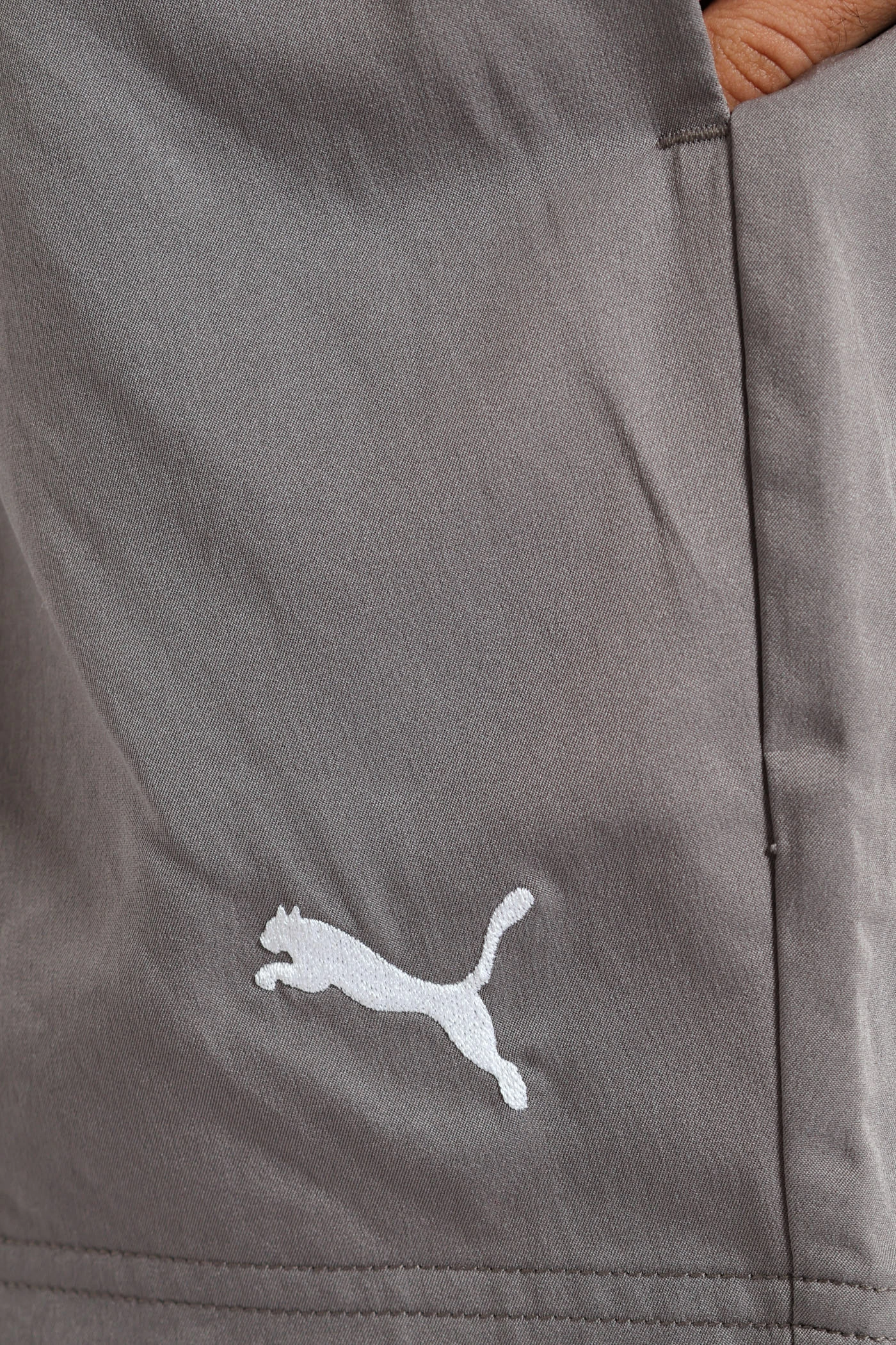 Cozy Comfort Fit Essential 5" Woven Shorts - Grey Flexi wear