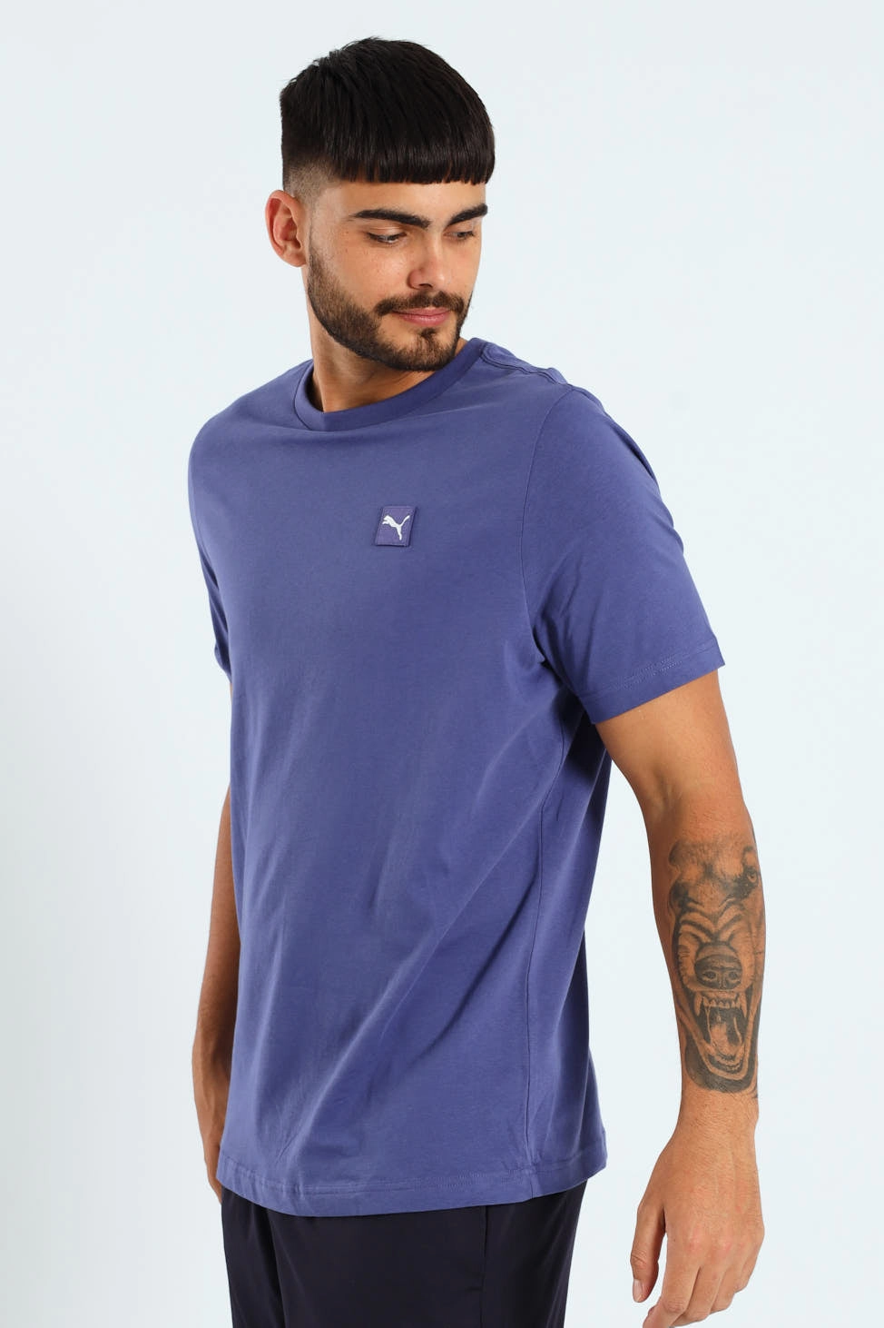 Essential Elevated Tee - Dark Blue Everyday Outfit skinny but not tight