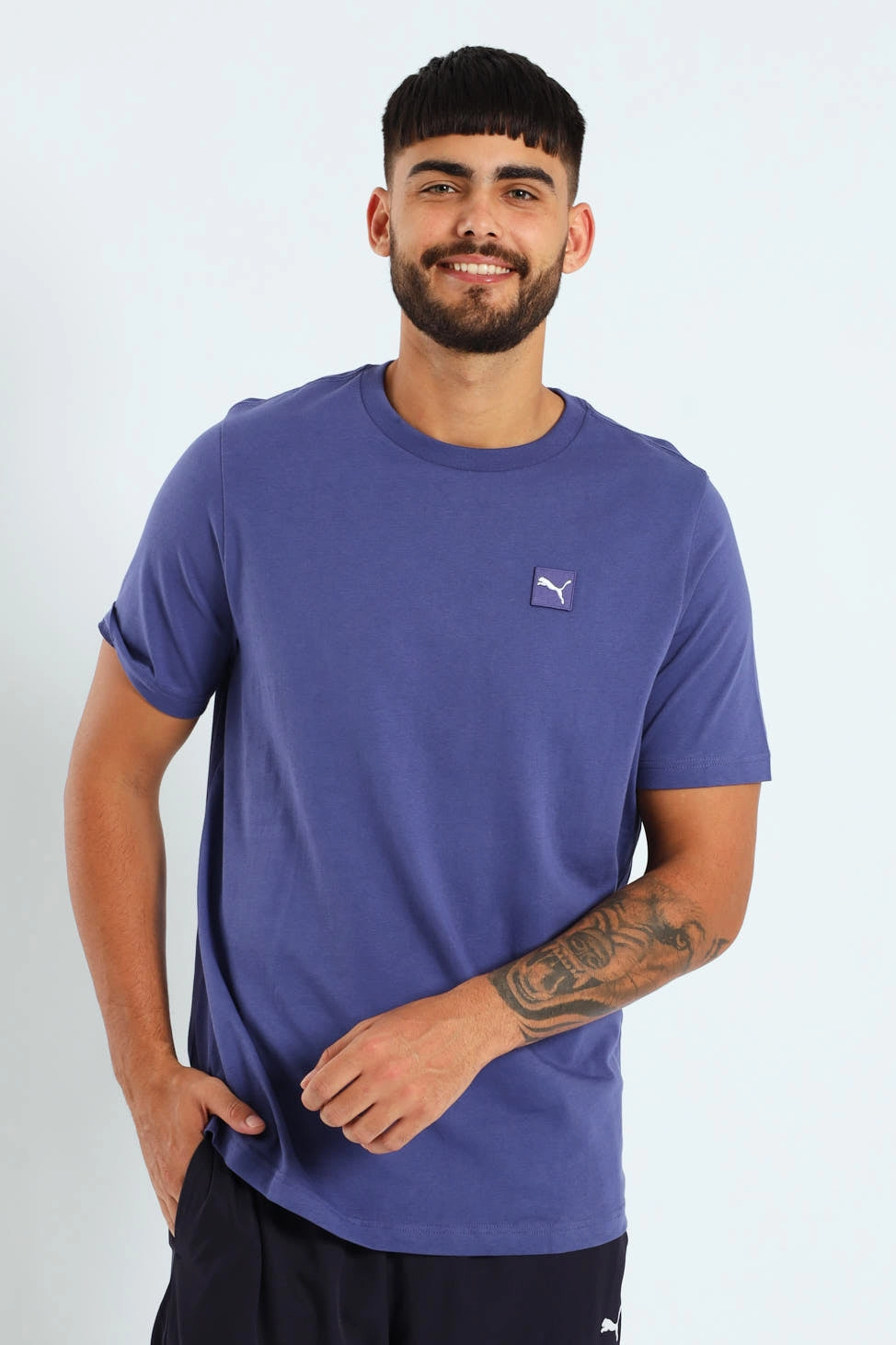 hypoallergenic Essential Elevated Tee - Dark Blue