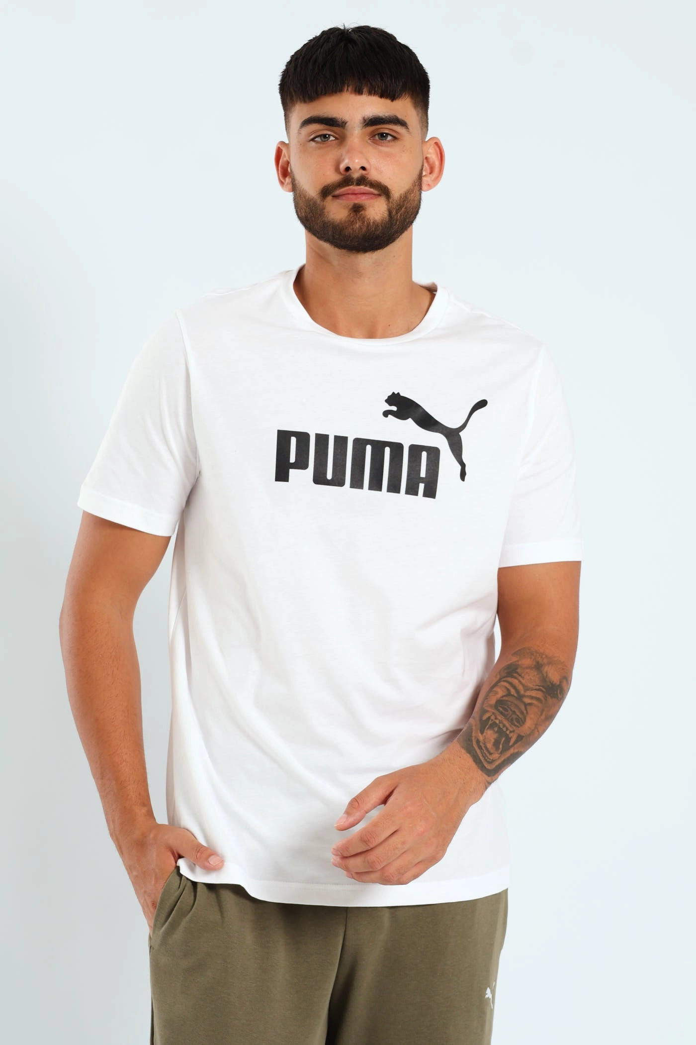 Essential No.1 Logo Tee - White Quick Dry Fabric