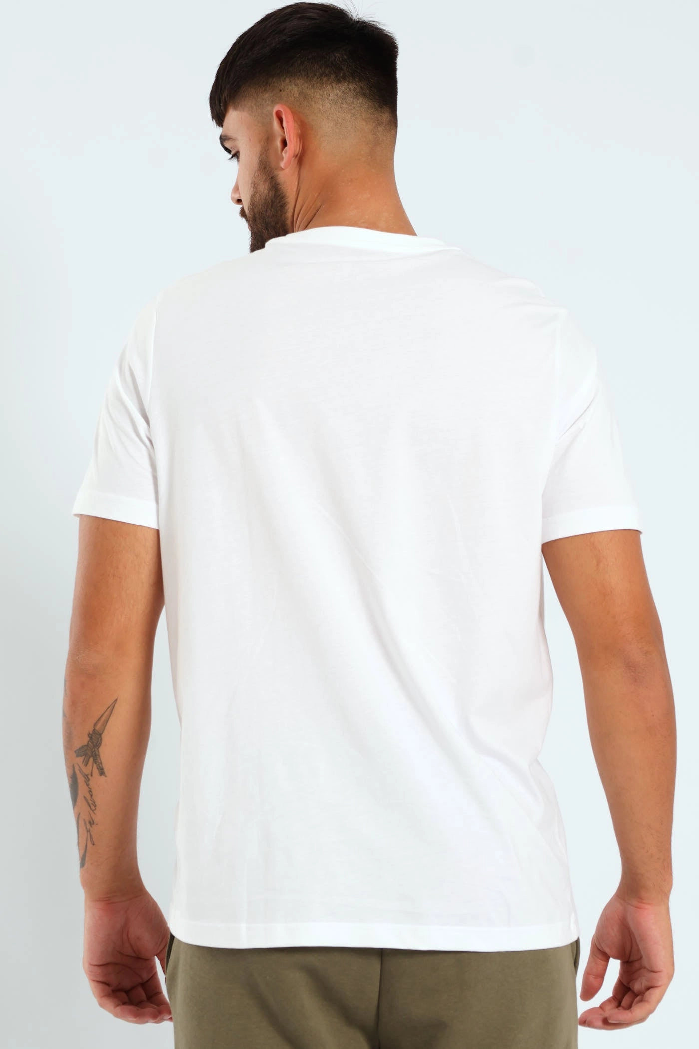 Essential No.1 Logo Tee - White Crew Neck Design