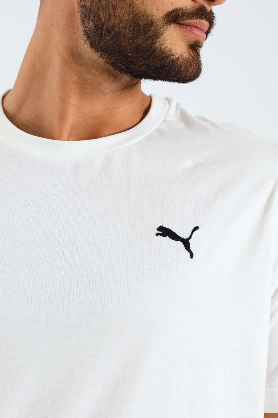 Essential Small Logo Tee - White Layered Look Wear Fashion Fit