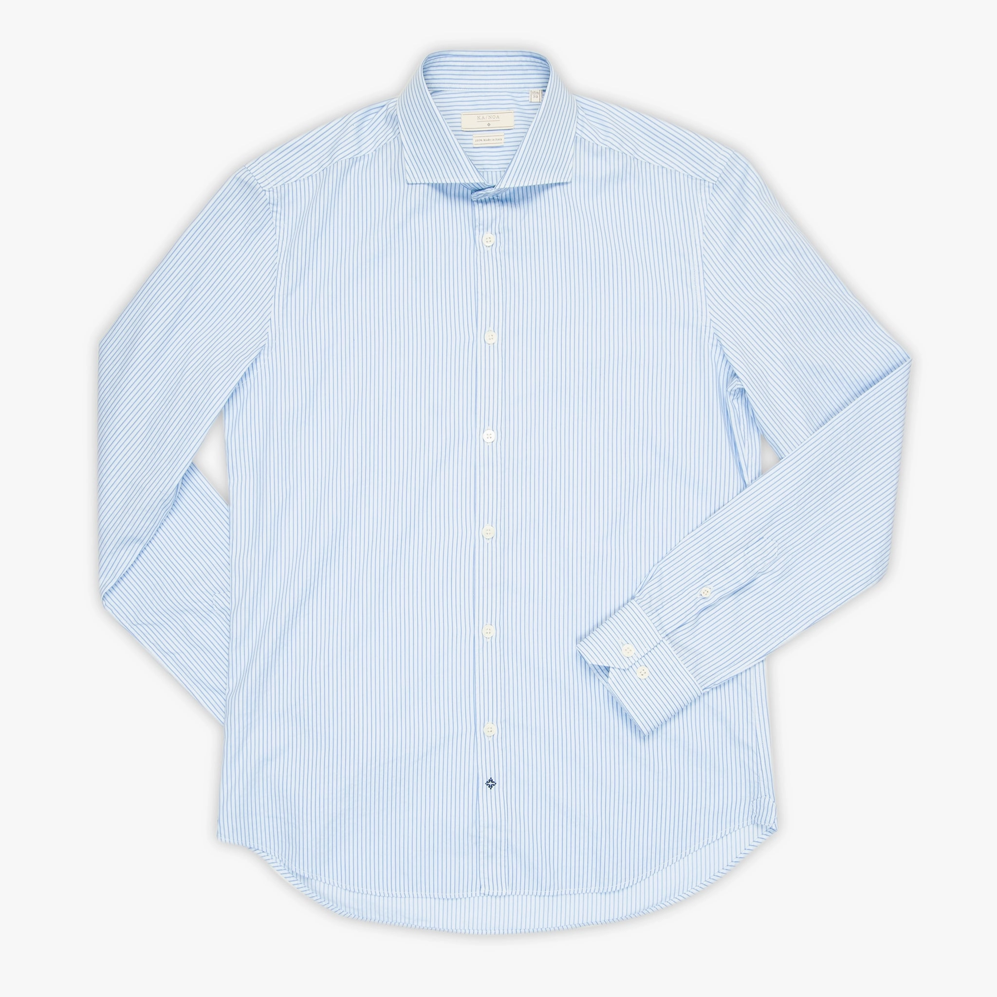 Quick Fit Recycled Polyester Blend Clodoveu shirt in Stripe Piquet Overdyed