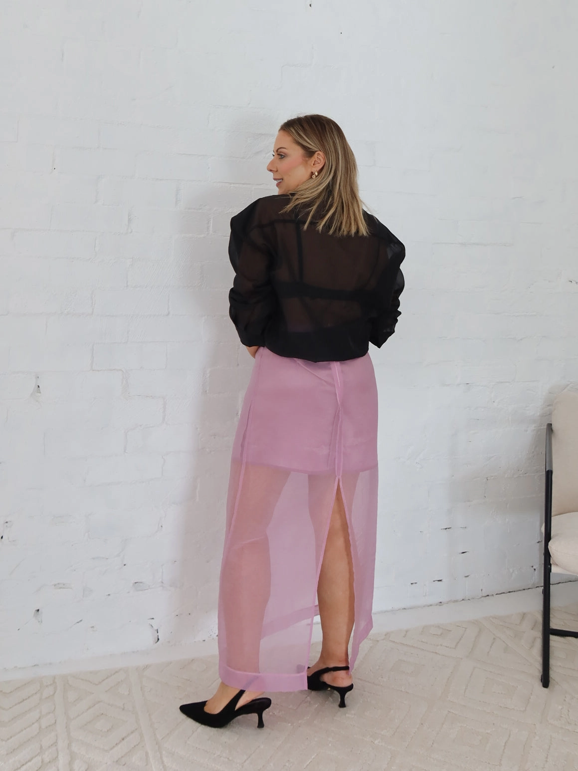 Remy Skirt- Lilac Patchwork Design