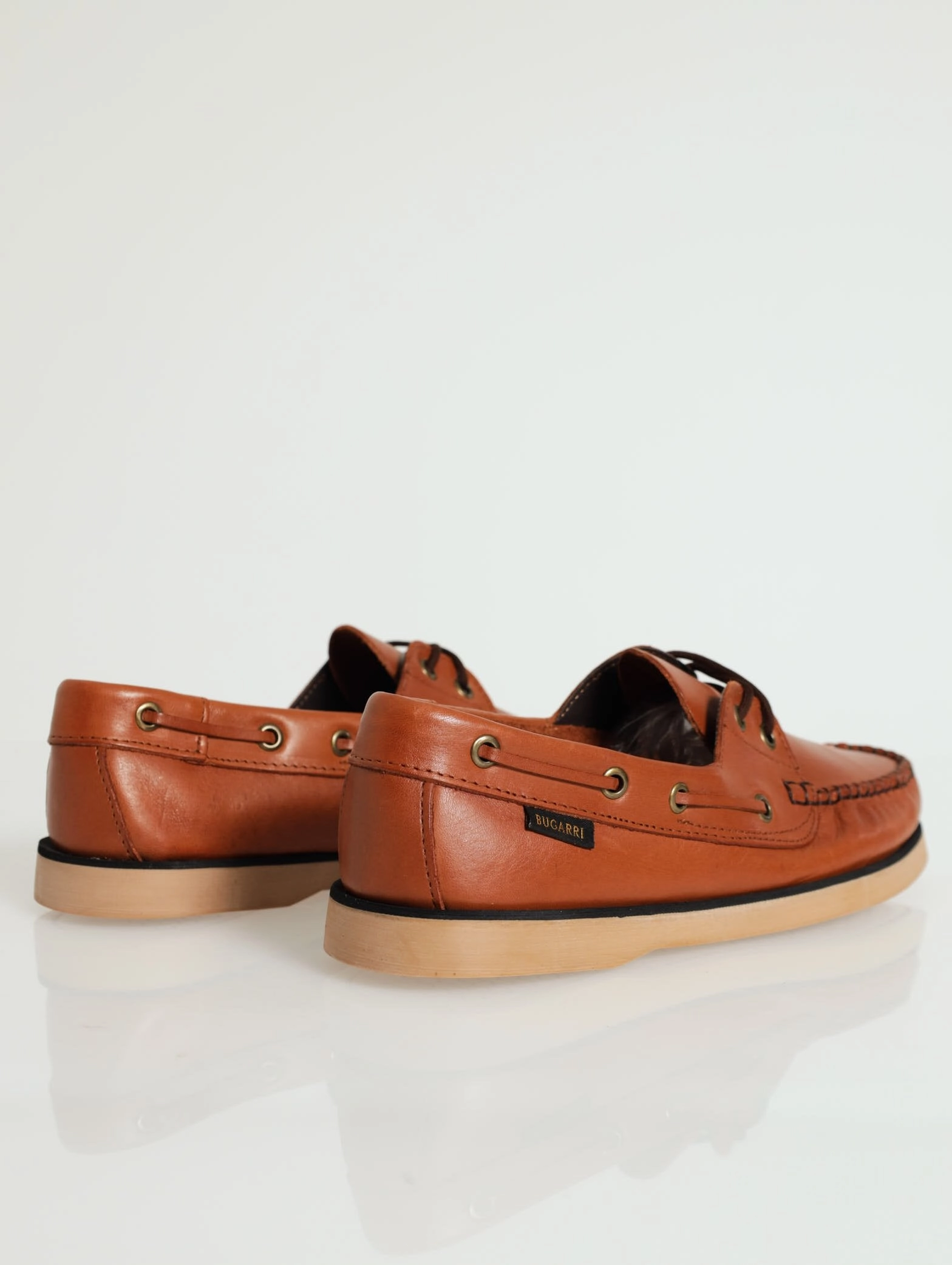 Wedge Sole Executive Edge Evo Basic Loafer - Rust