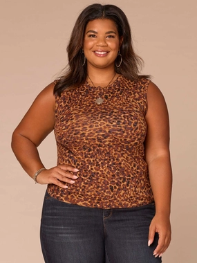 Extended Shoulder High Round Neck Ruched Printed Plus Size Sweater Winter Styling