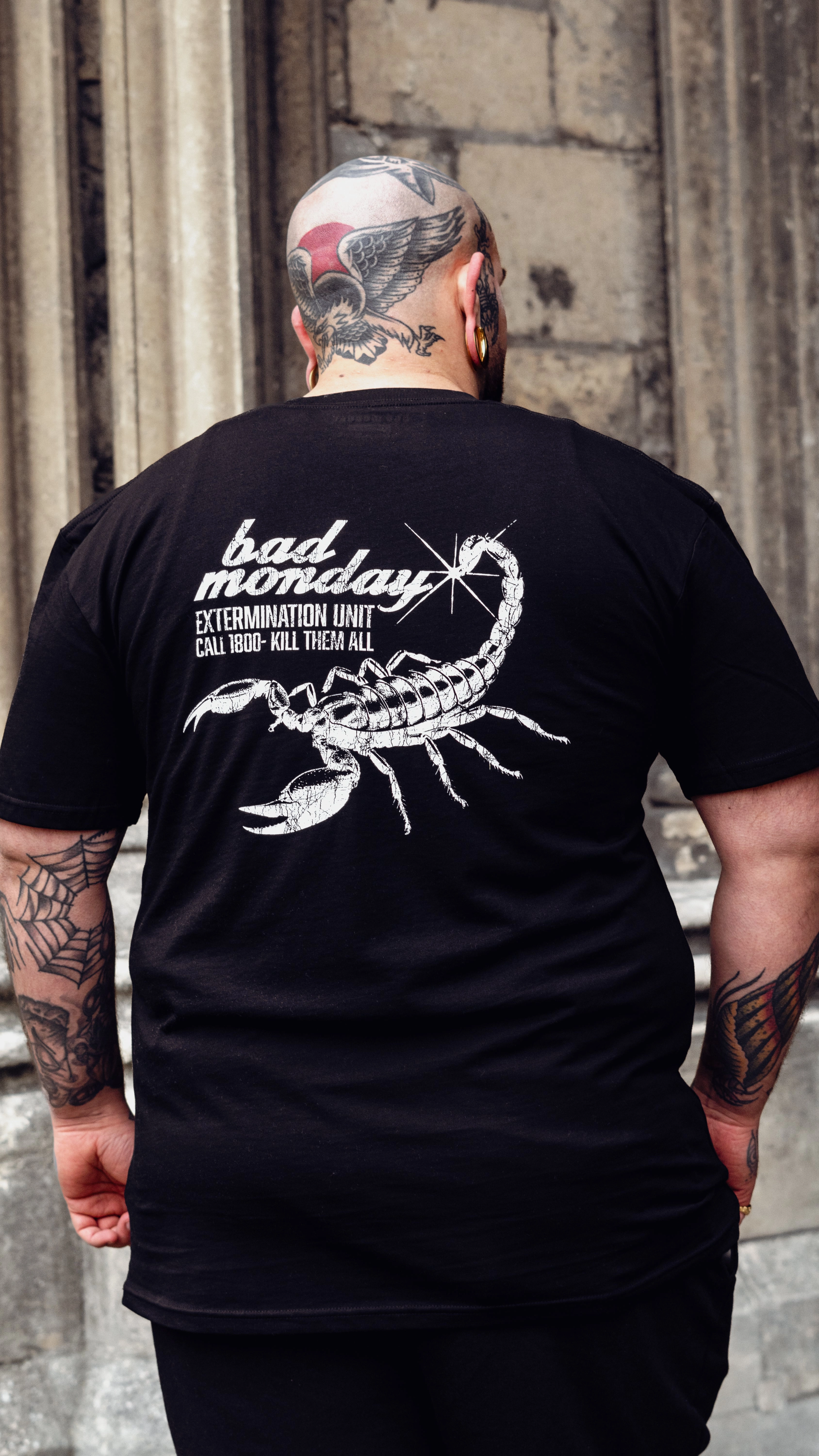 Extermination Unit Tee Multi Panel Cut DoubleStitched Hem