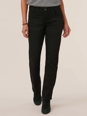 "Ab"solution? Petite Straight Leg Black Jeans Button Fly Option Street Vibe